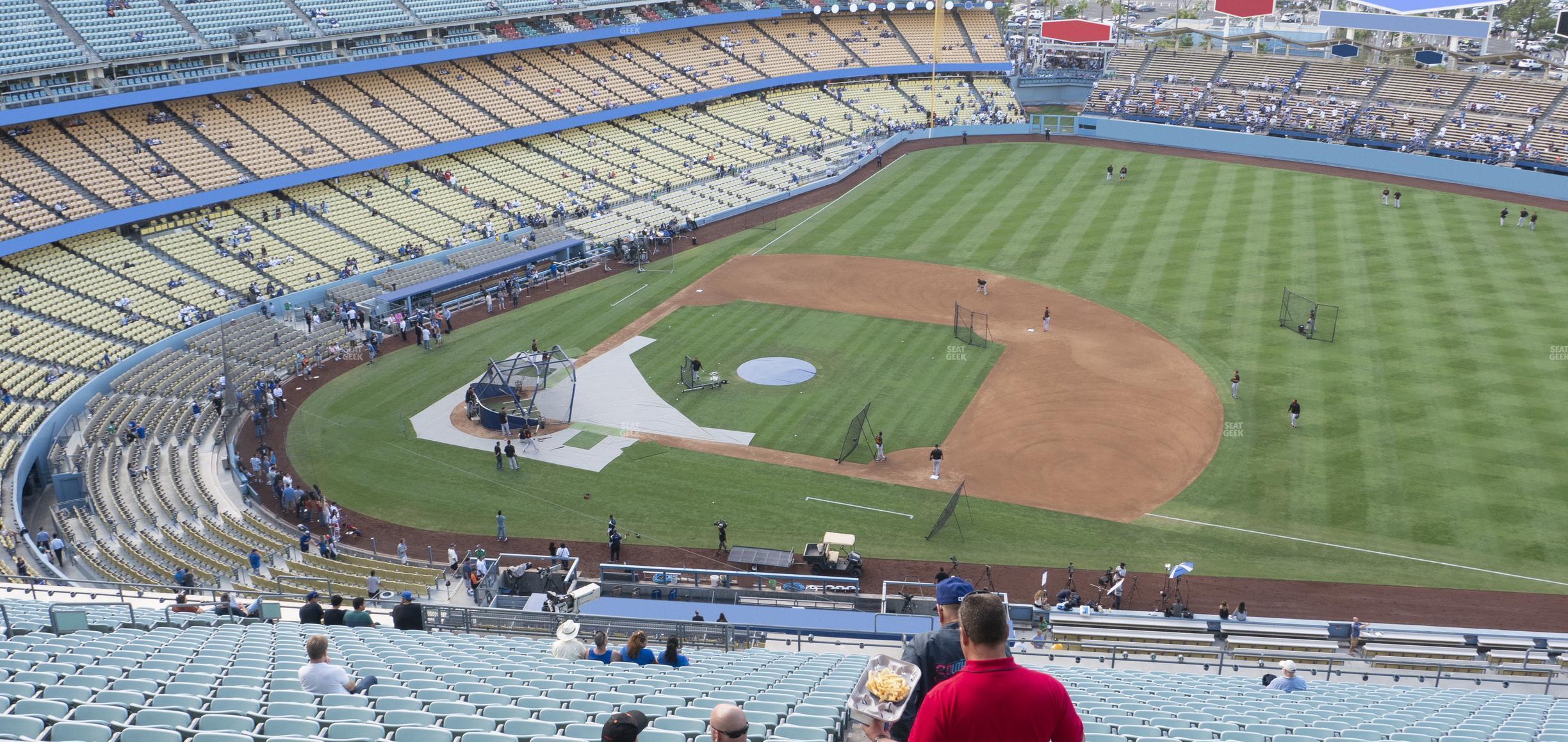 Seating view for Dodger Stadium Section 18 Rs