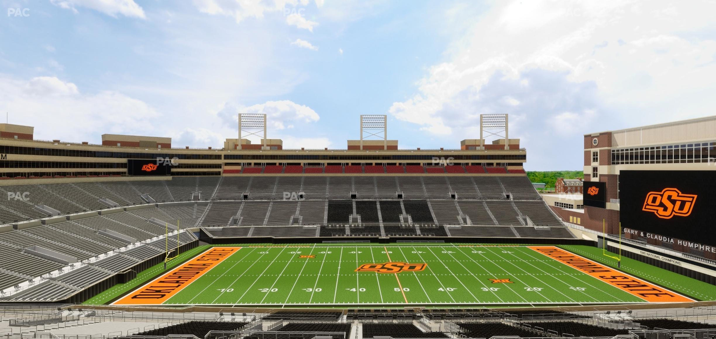 Seating view for Boone Pickens Stadium Section Club 509