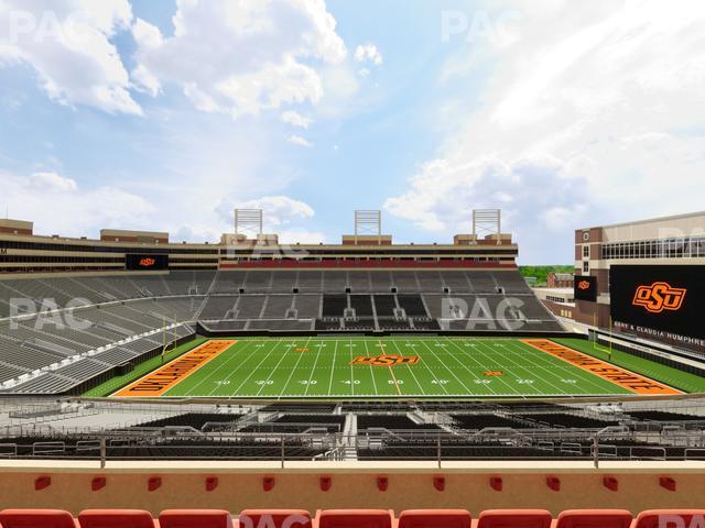 Seating view for Boone Pickens Stadium Section Club 509