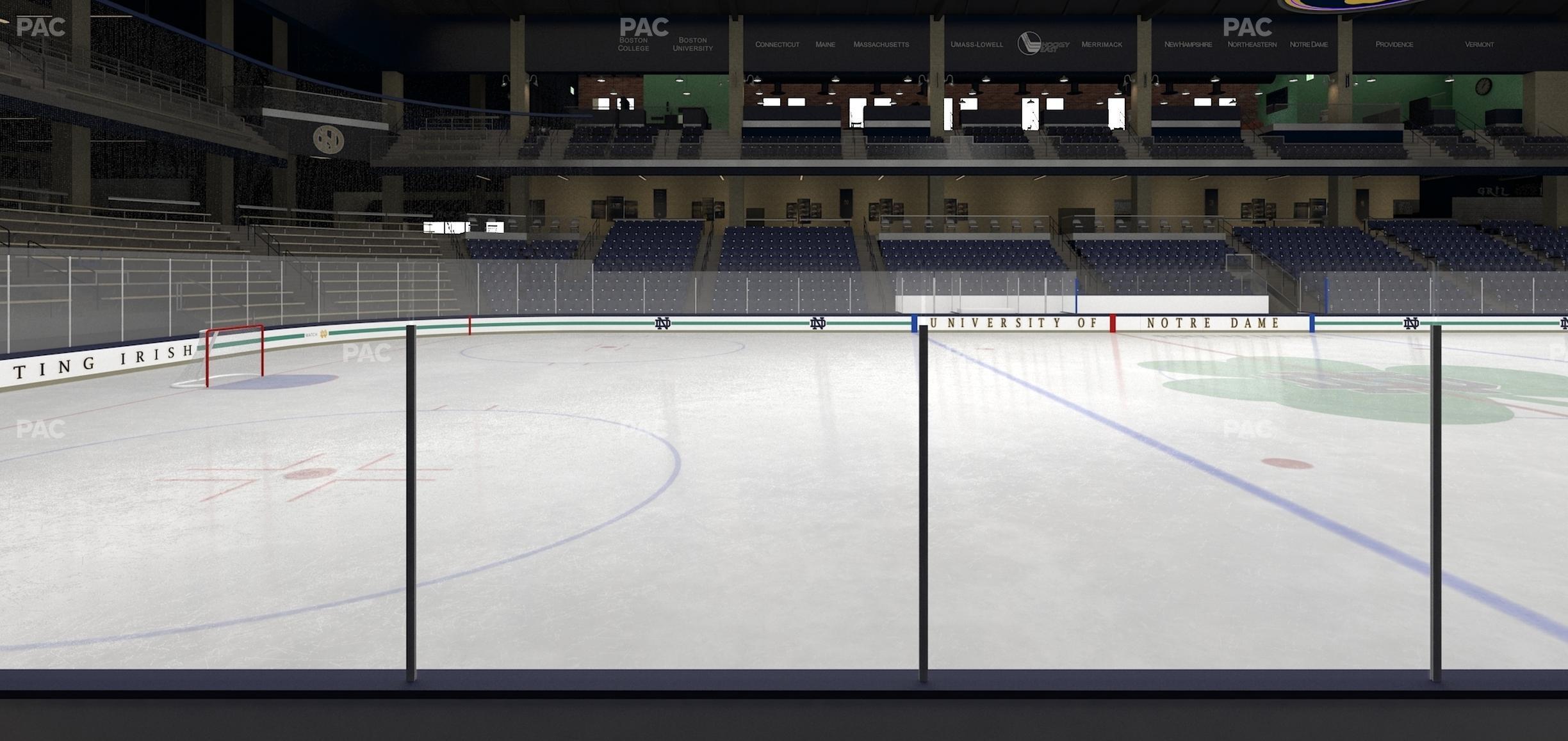 Seating view for Compton Family Ice Arena Section 8