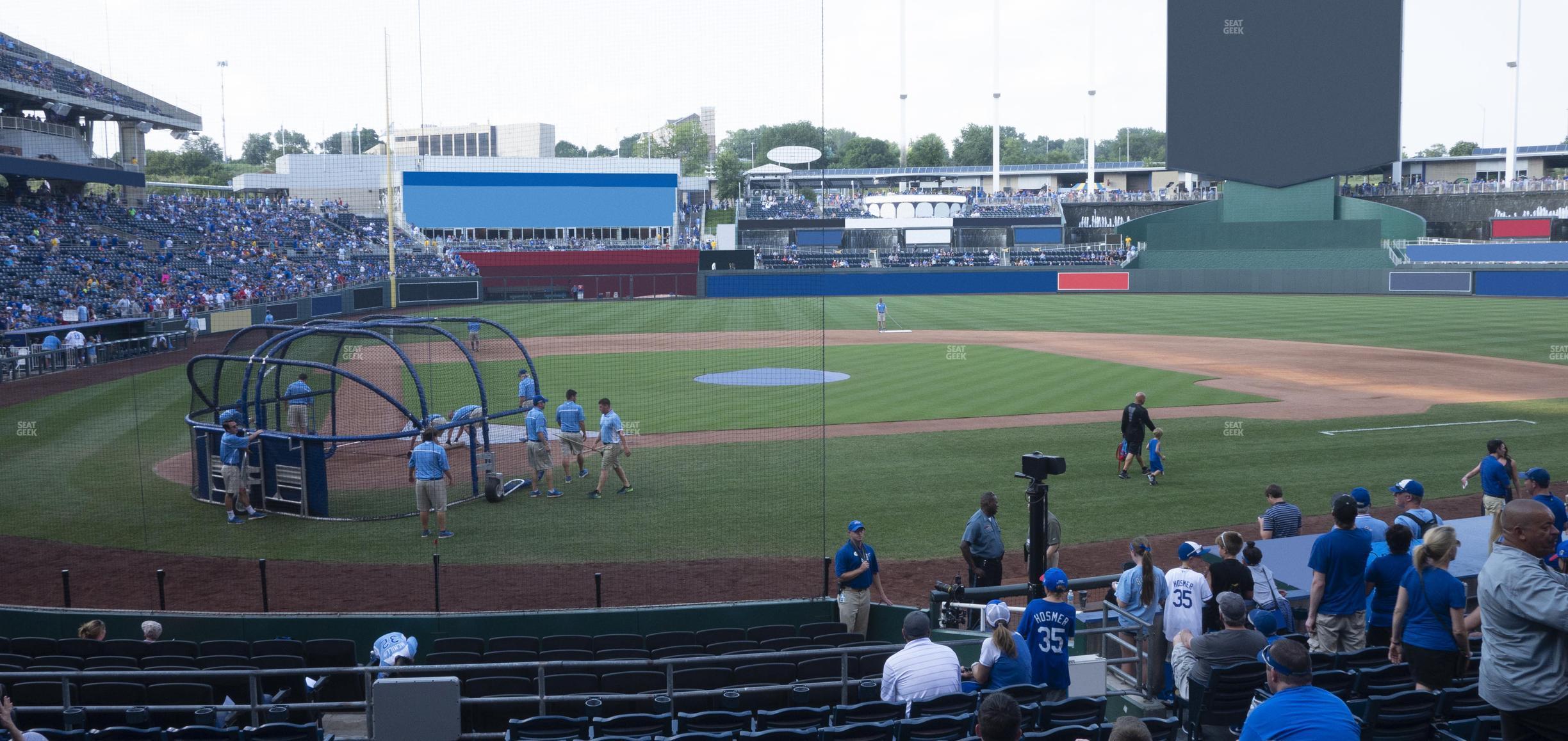 Seating view for Kauffman Stadium Section 130