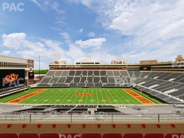 Seating view for Boone Pickens Stadium Section Club 557