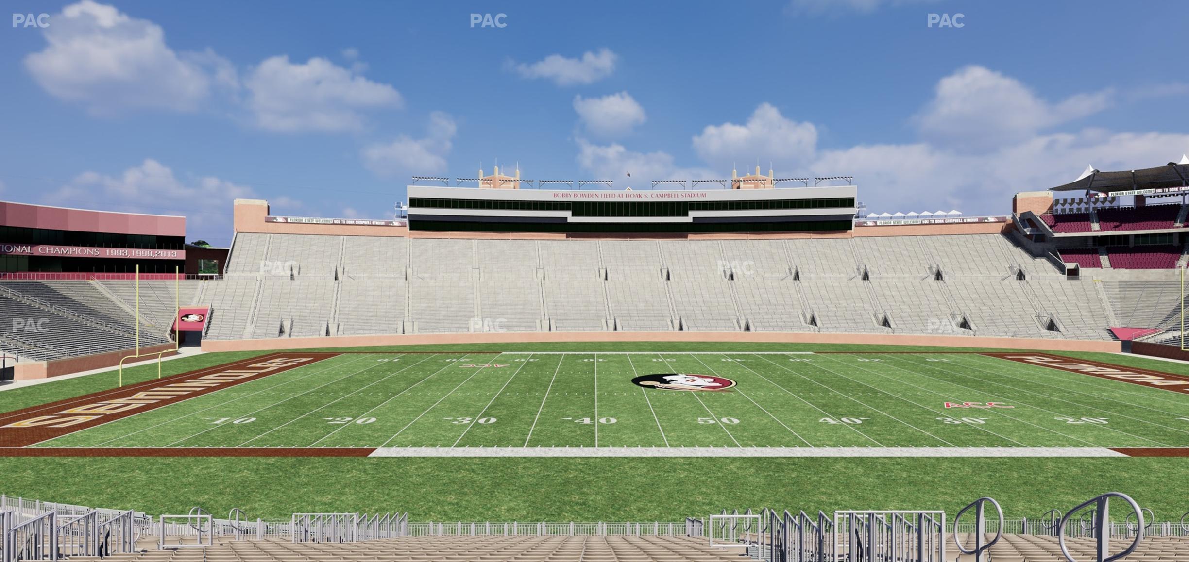 Seating view for Doak Campbell Stadium Section 34