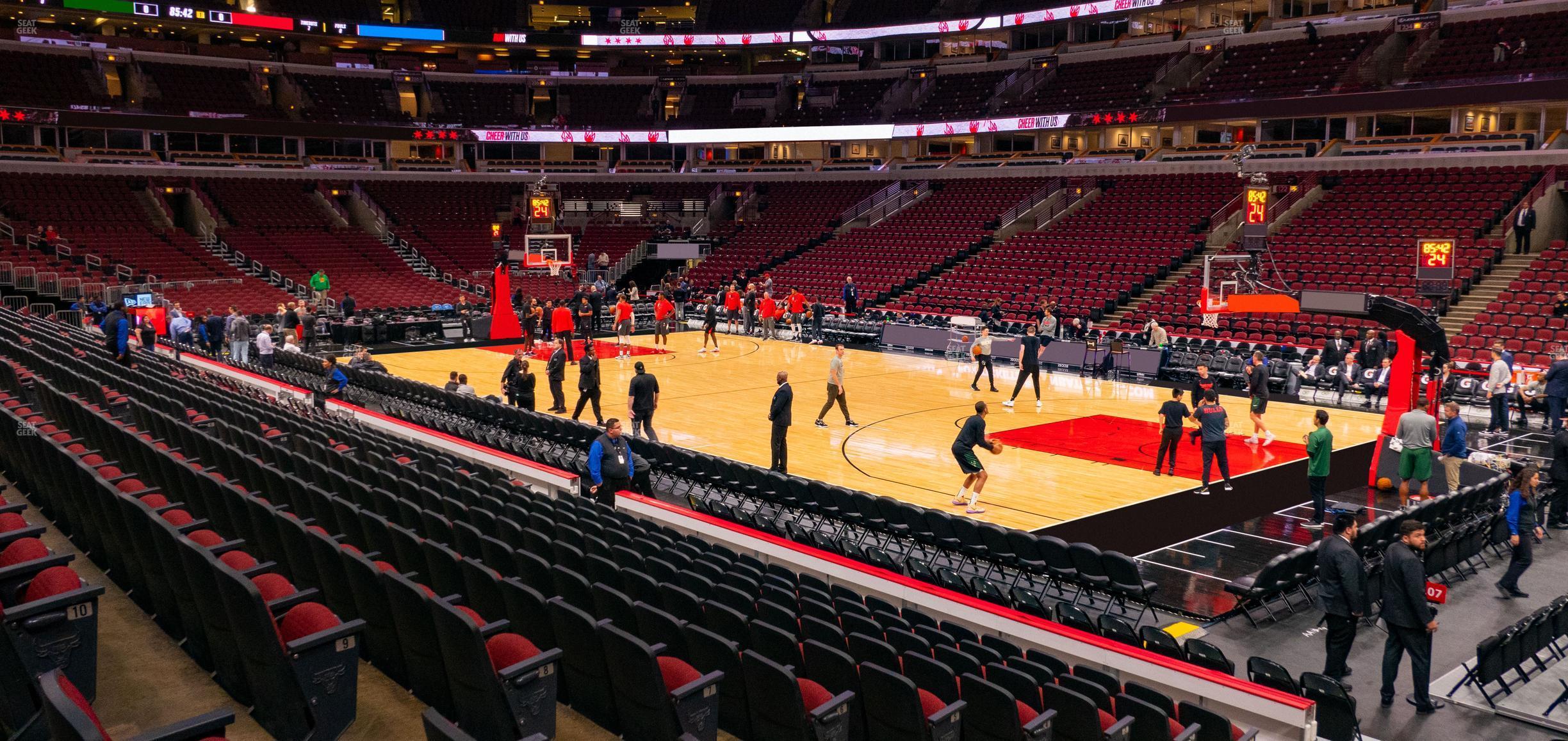 Seating view for United Center Section 109