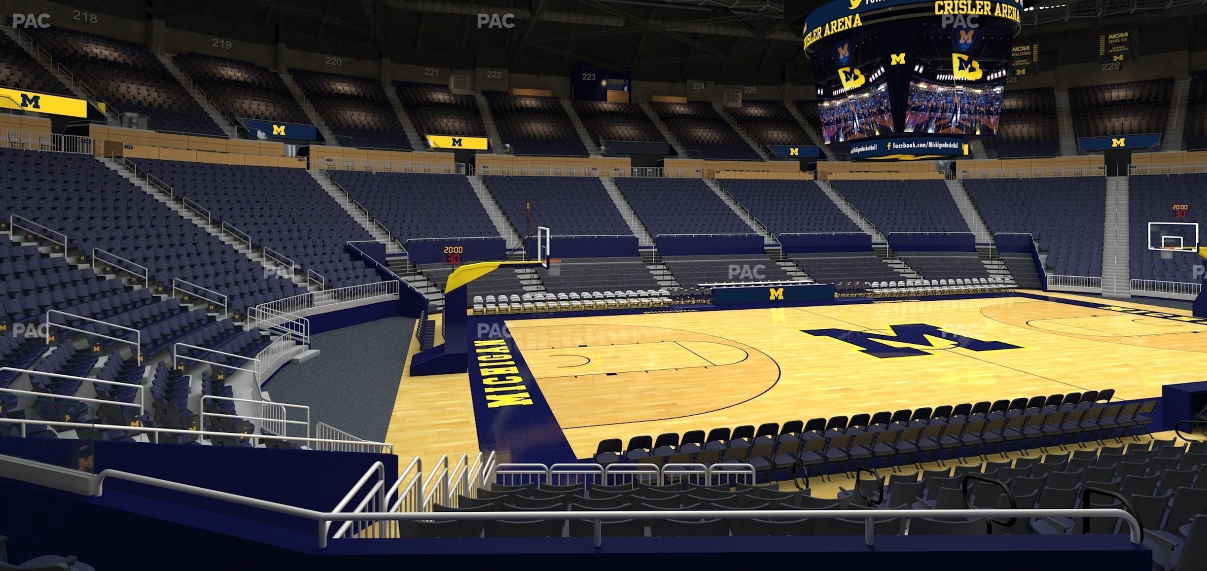 Seating view for Crisler Center Section 108