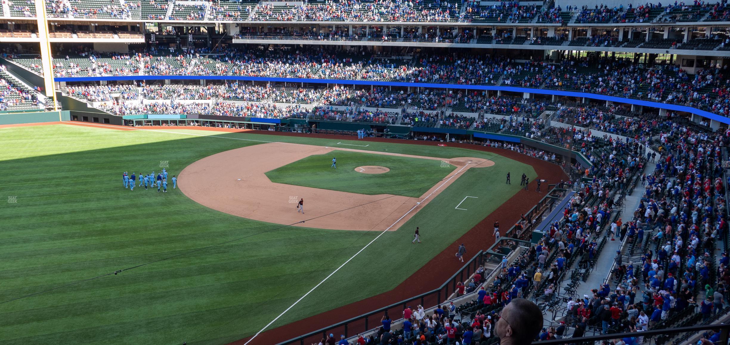 Seating view for Globe Life Field Section Sb 4