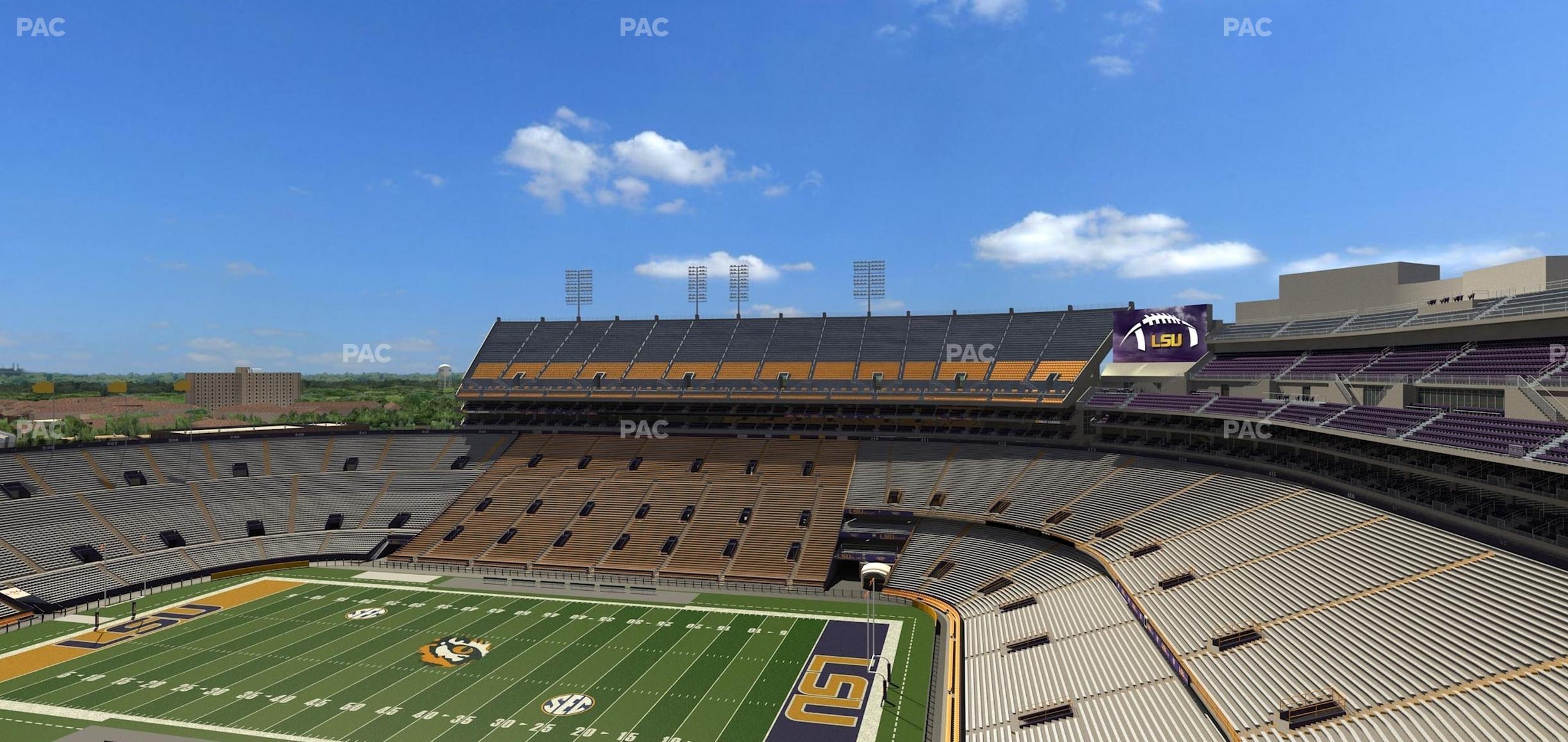 Seating view for Tiger Stadium Section 512