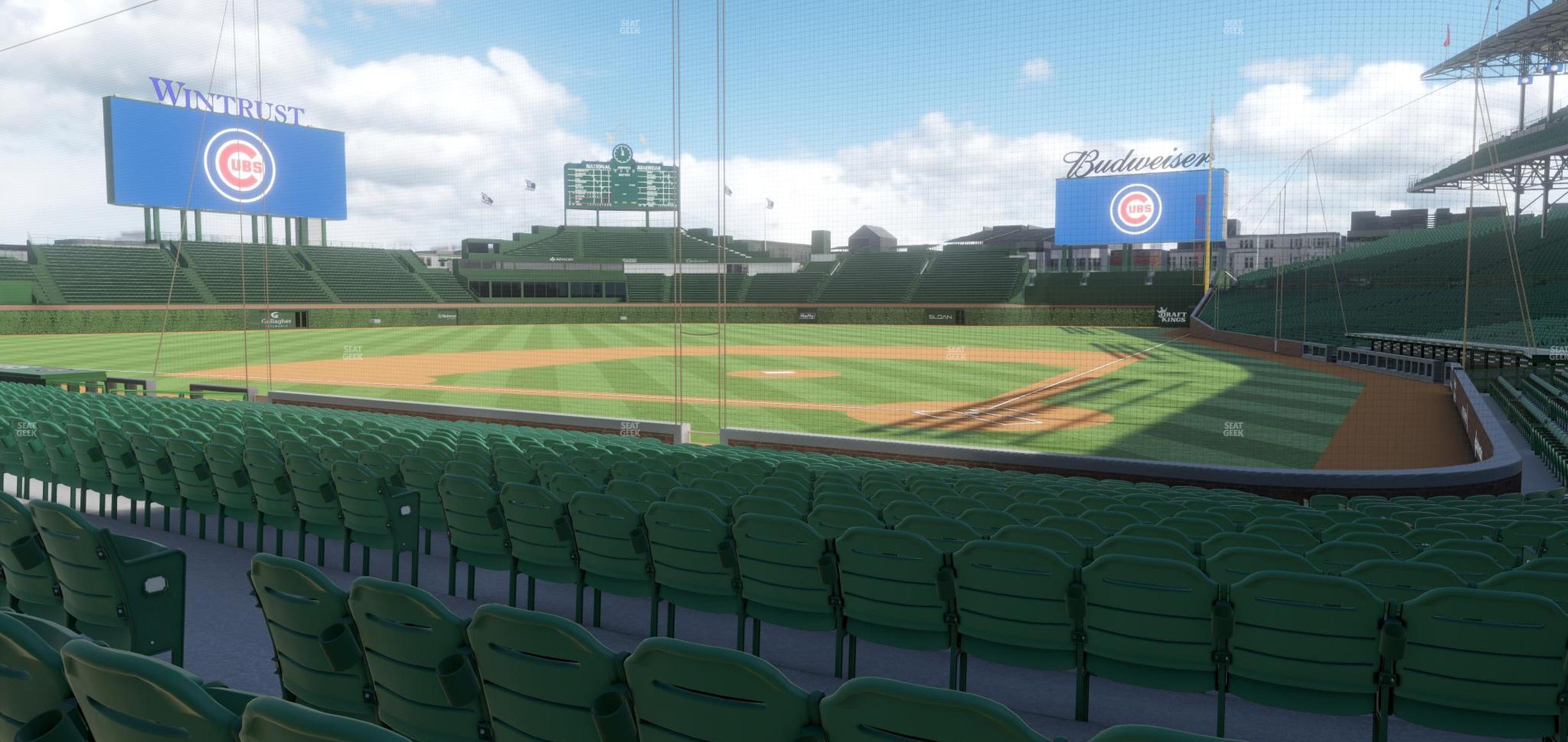 Seating view for Wrigley Field Section 115