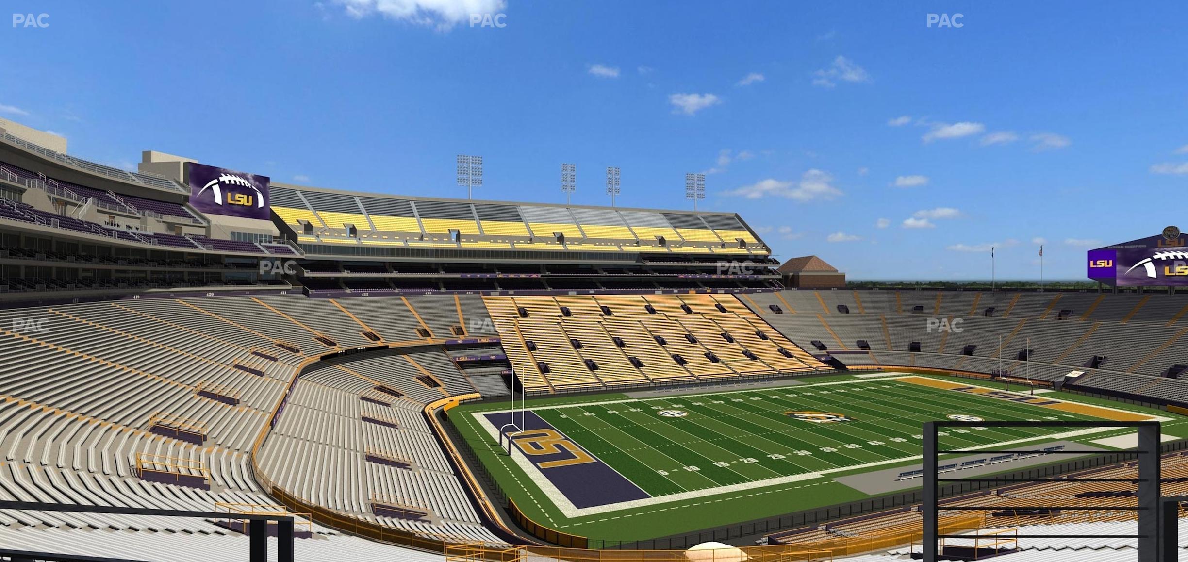 Seating view for Tiger Stadium Section Suite 132