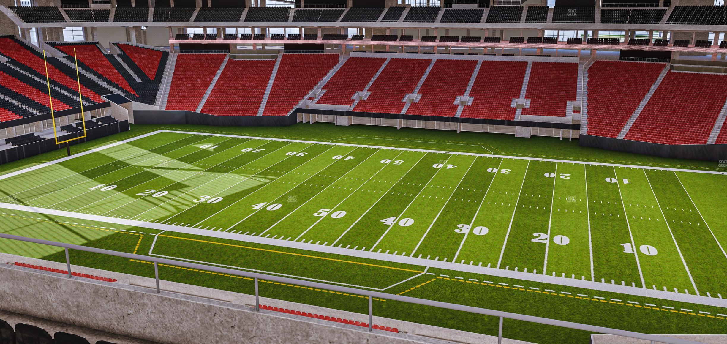 Seating view for Mercedes-Benz Stadium Section 234