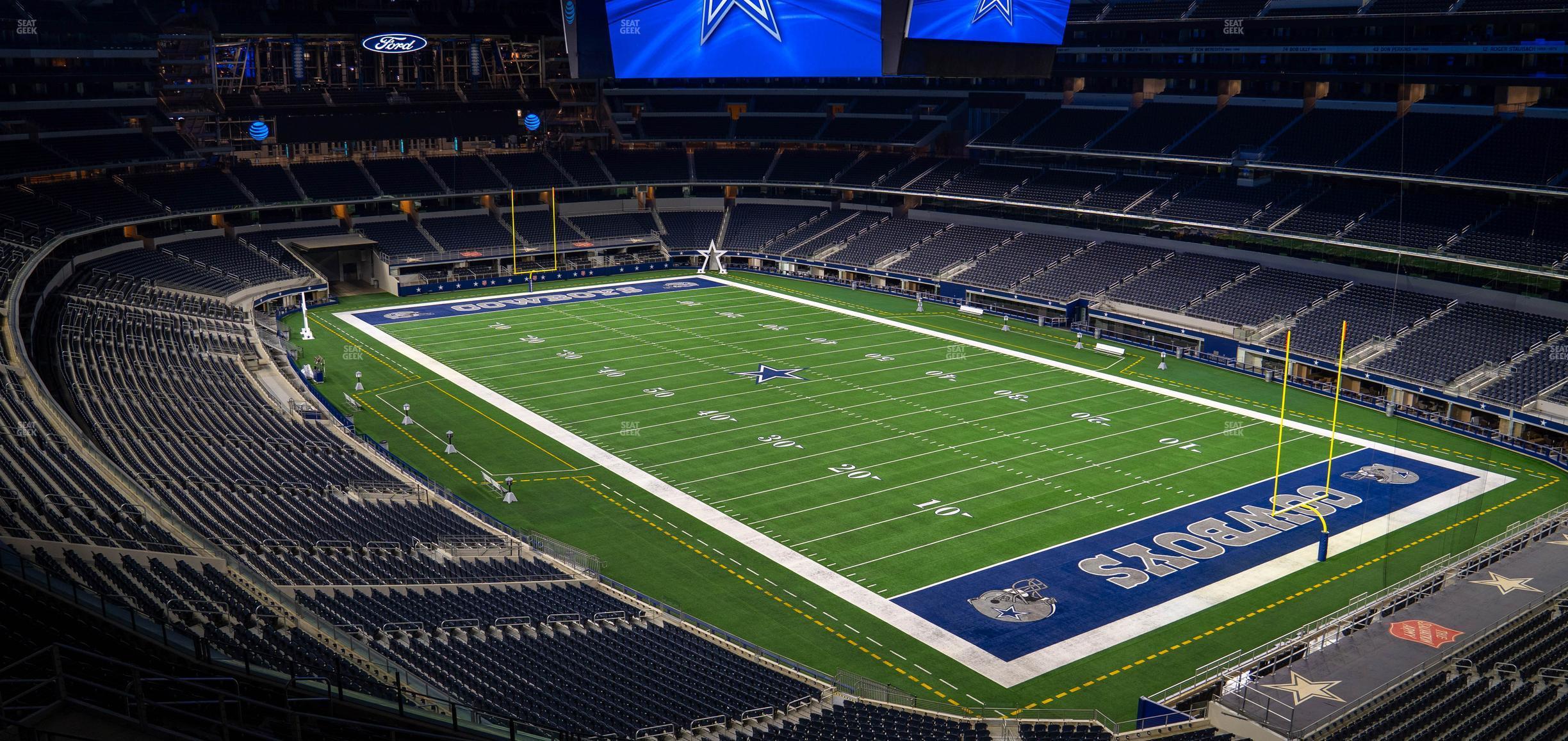 Seating view for AT&T Stadium Section Silver Suite 472