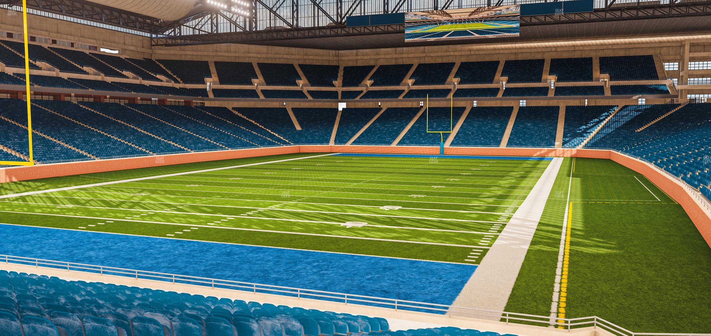 Seating view for Ford Field Section 140