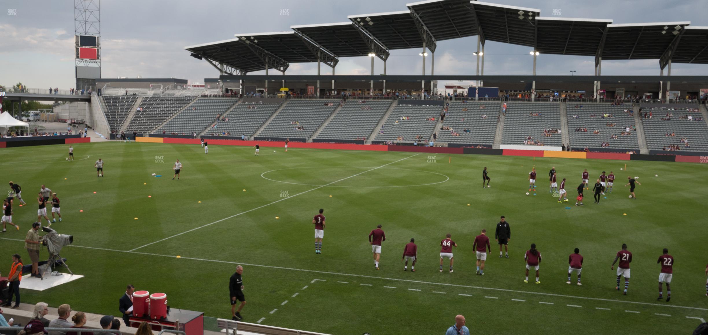 Seating view for Dick's Sporting Goods Park Section 127