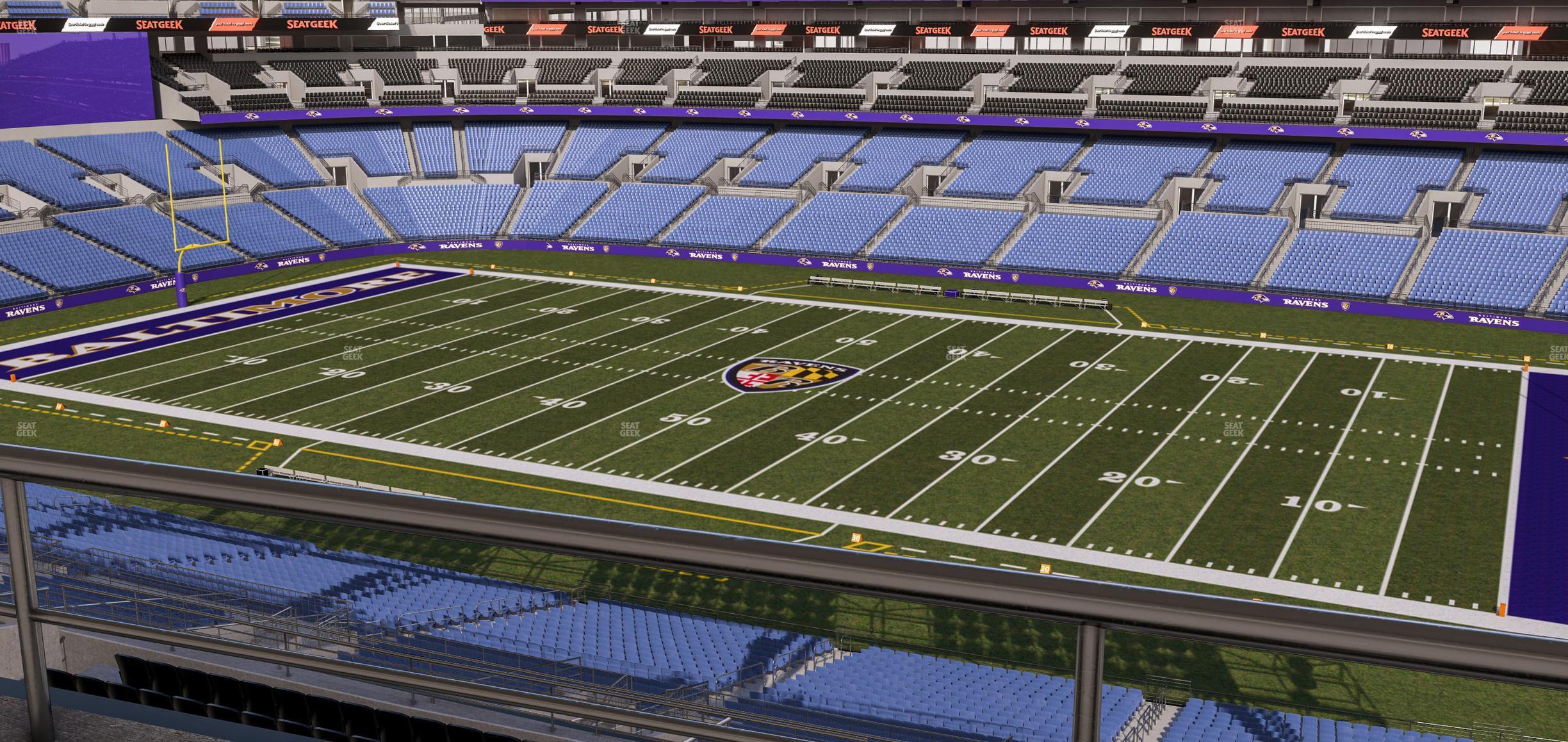 Seating view for M&T Bank Stadium Section Suite 432