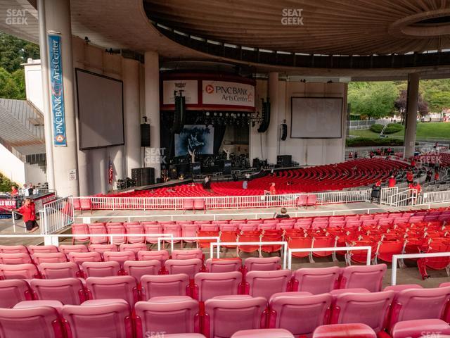 Seating view for PNC Bank Arts Center Section 405