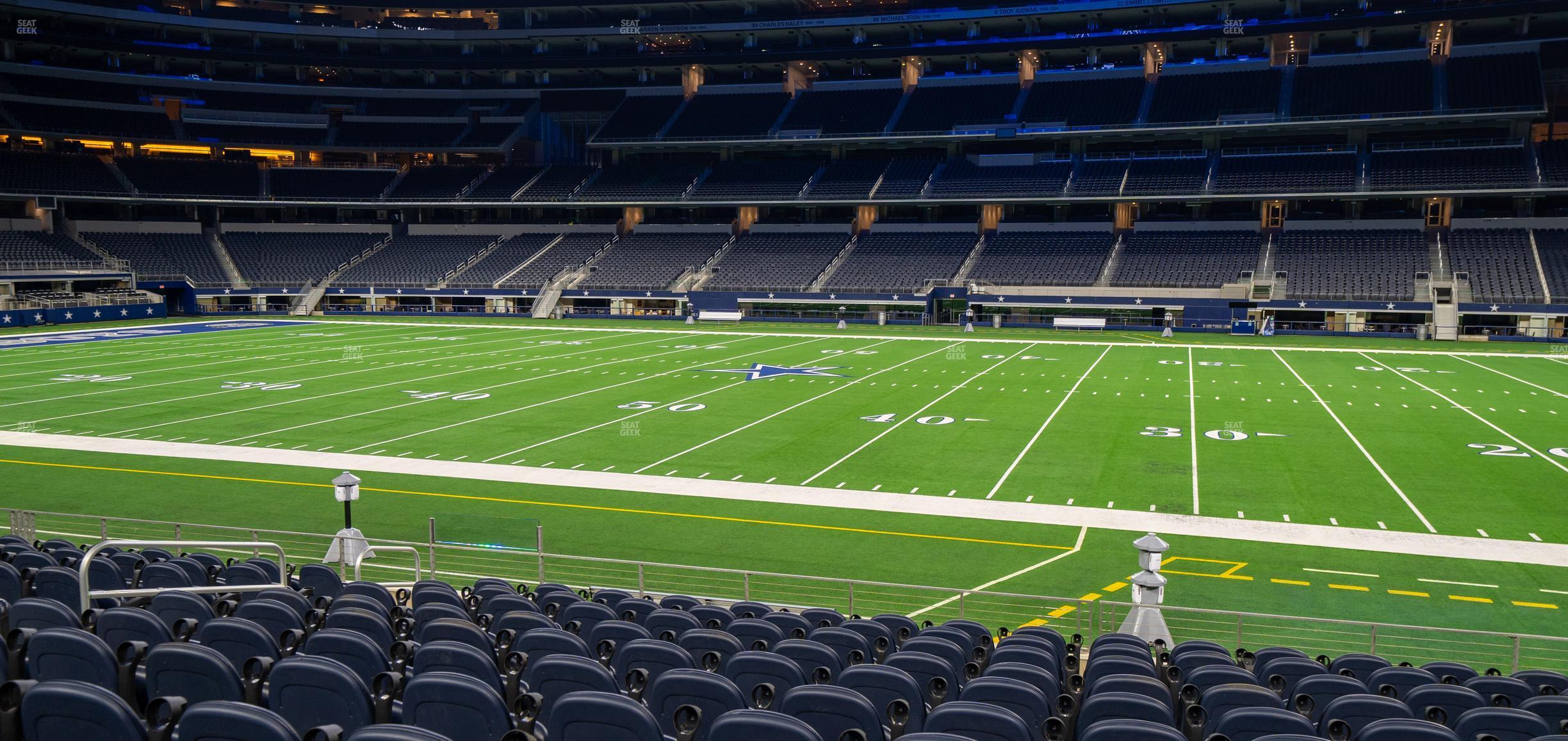 Seating view for AT&T Stadium Section C 109