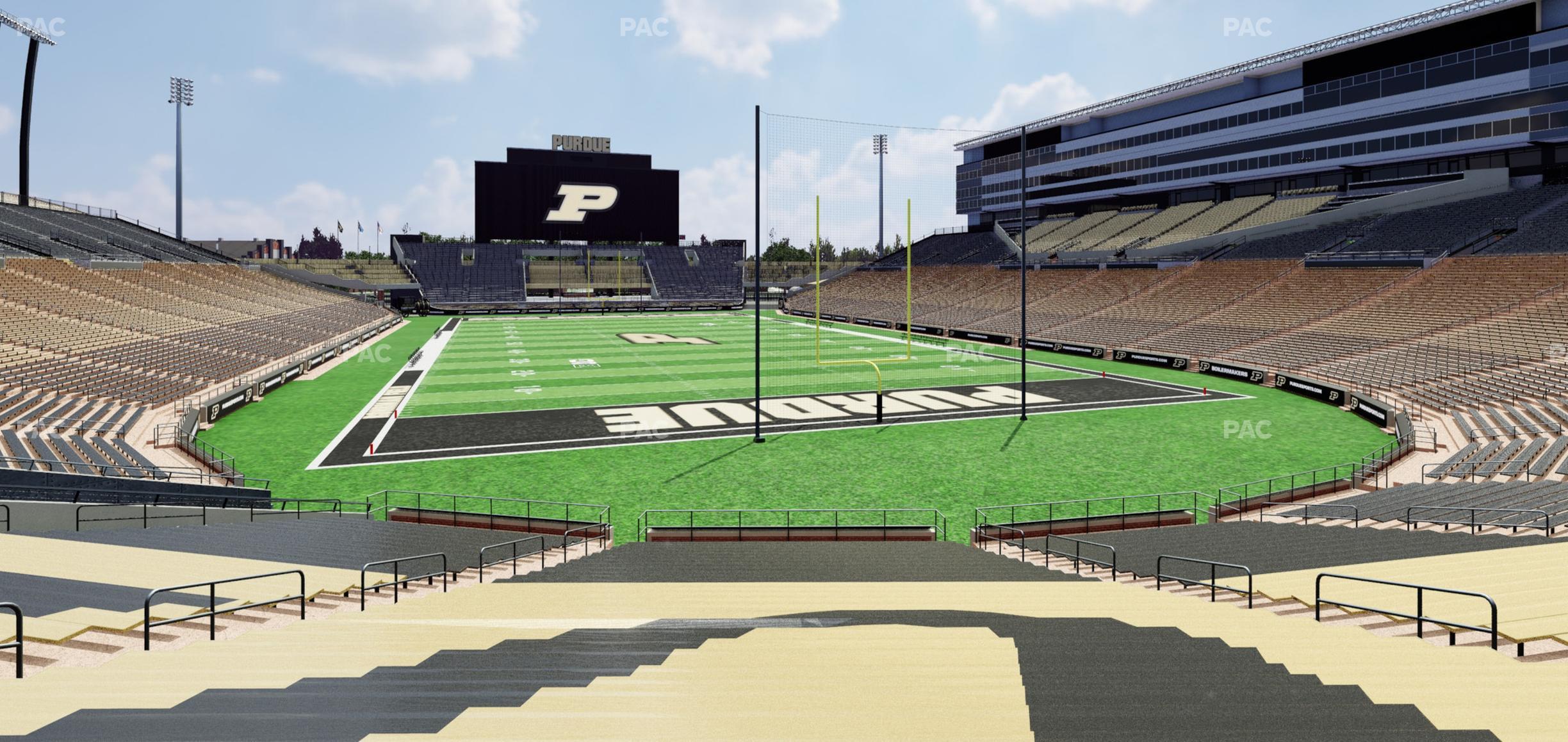 Seating view for Ross Ade Stadium Section 114