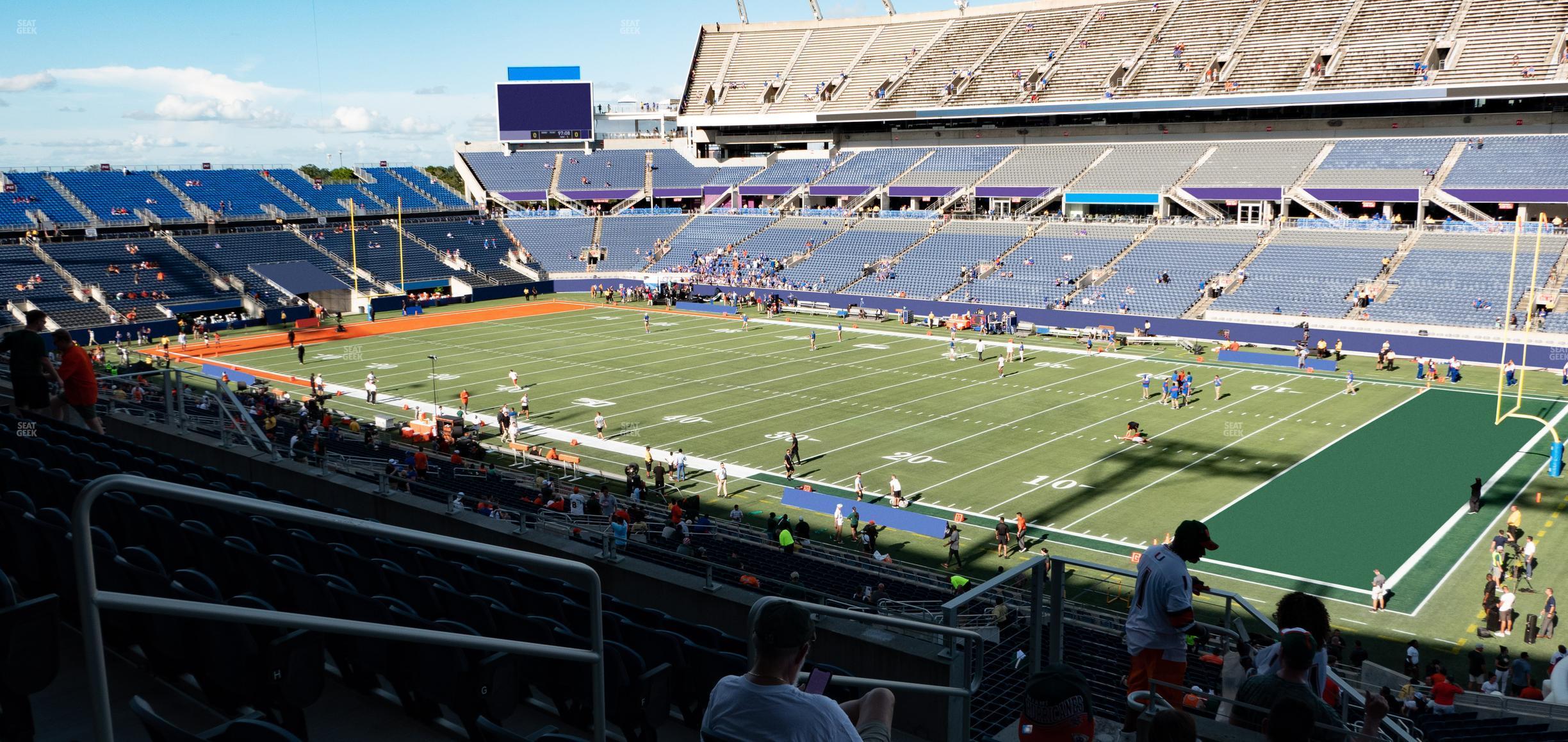 Seating view for Camping World Stadium Section Plaza 28