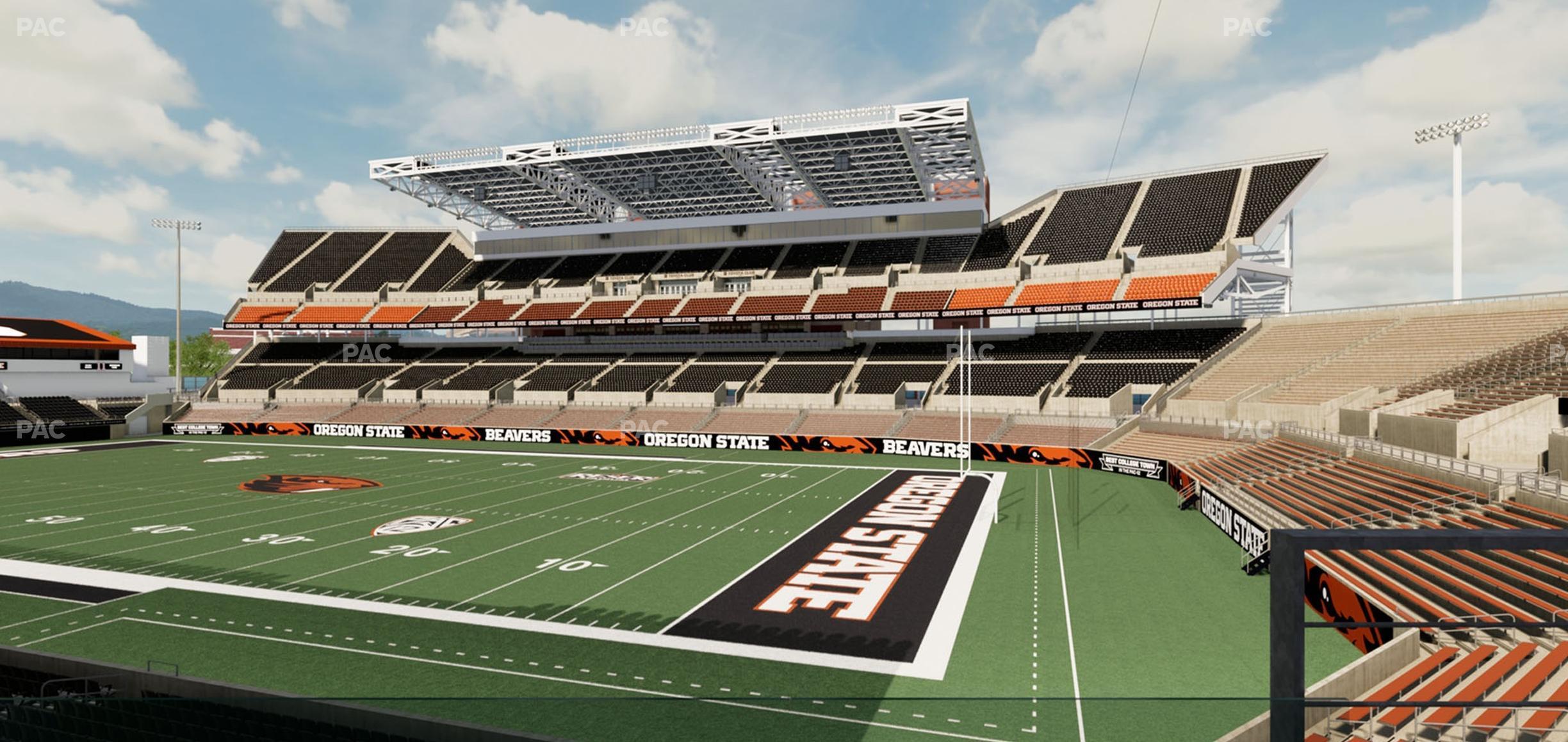 Seating view for Reser Stadium Section West Loge 4