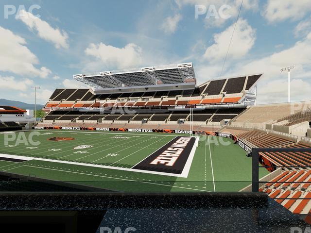 Seating view for Reser Stadium Section West Loge 4