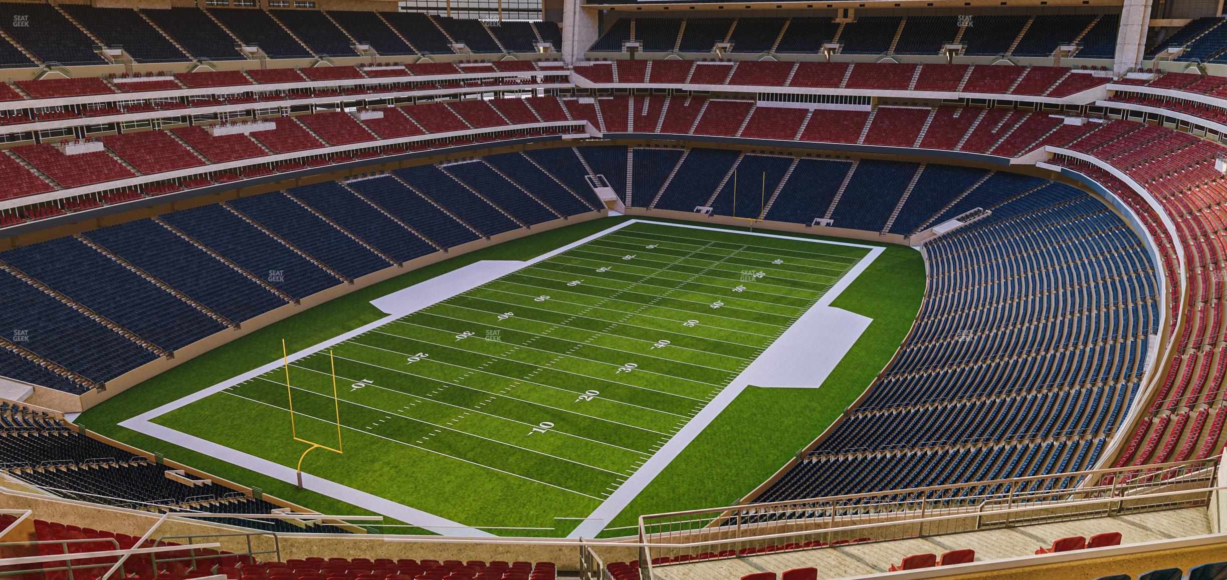 Seating view for NRG Stadium Section 617