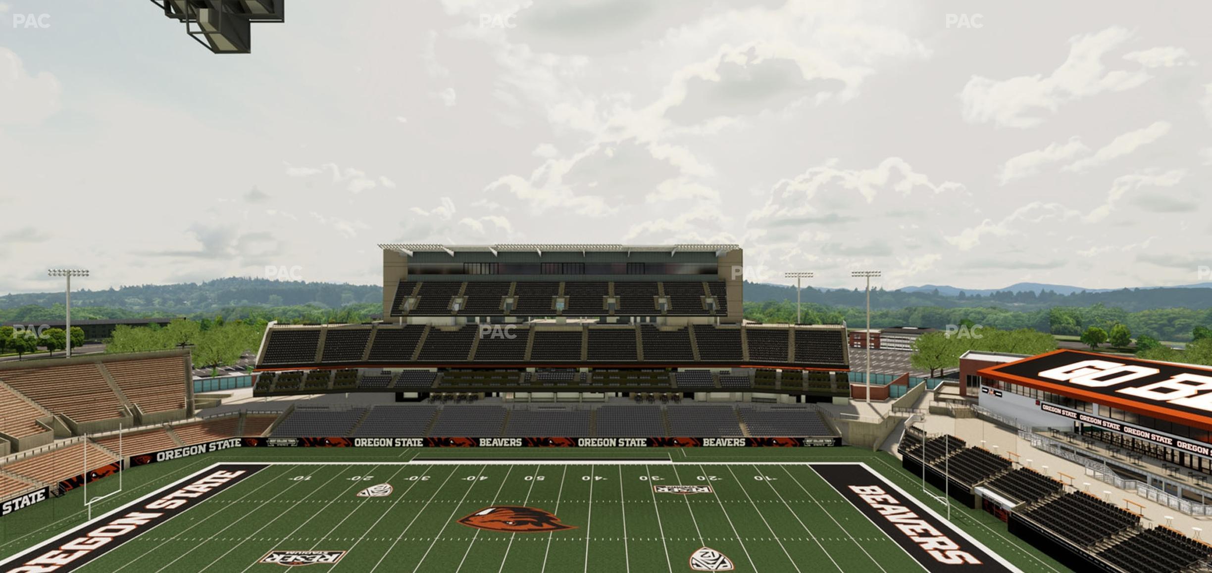 Seating view for Reser Stadium Section 218