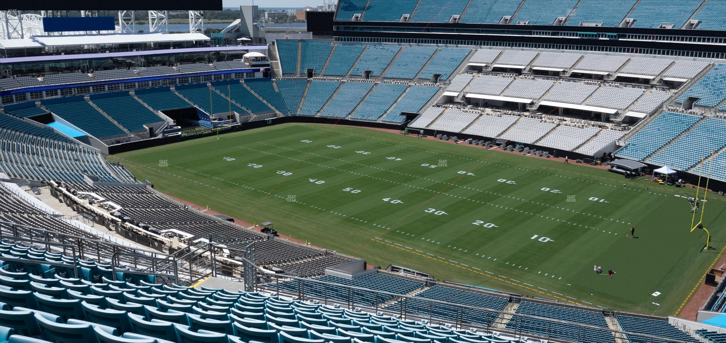 Seating view for EverBank Stadium Section 431