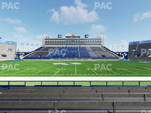 Seating view for LaVell Edwards Stadium Section 34 B Wc