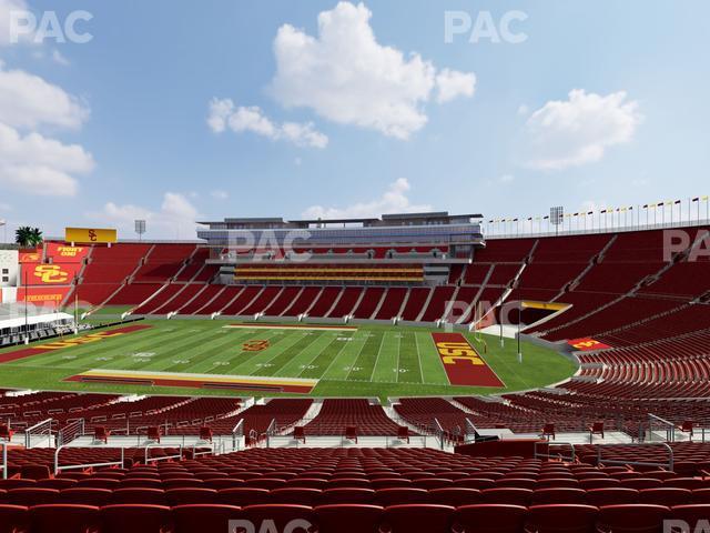 Seating view for Los Angeles Memorial Coliseum Section 220 A