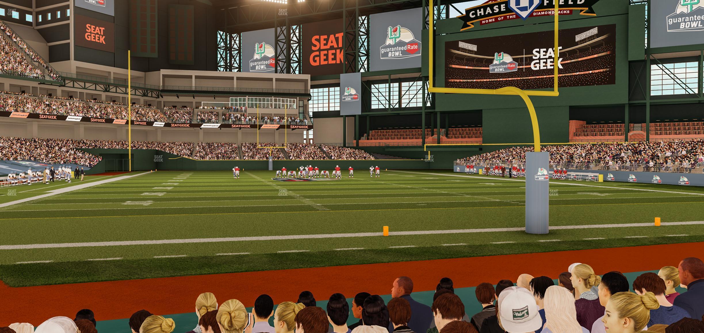 Seating view for Chase Field Section E