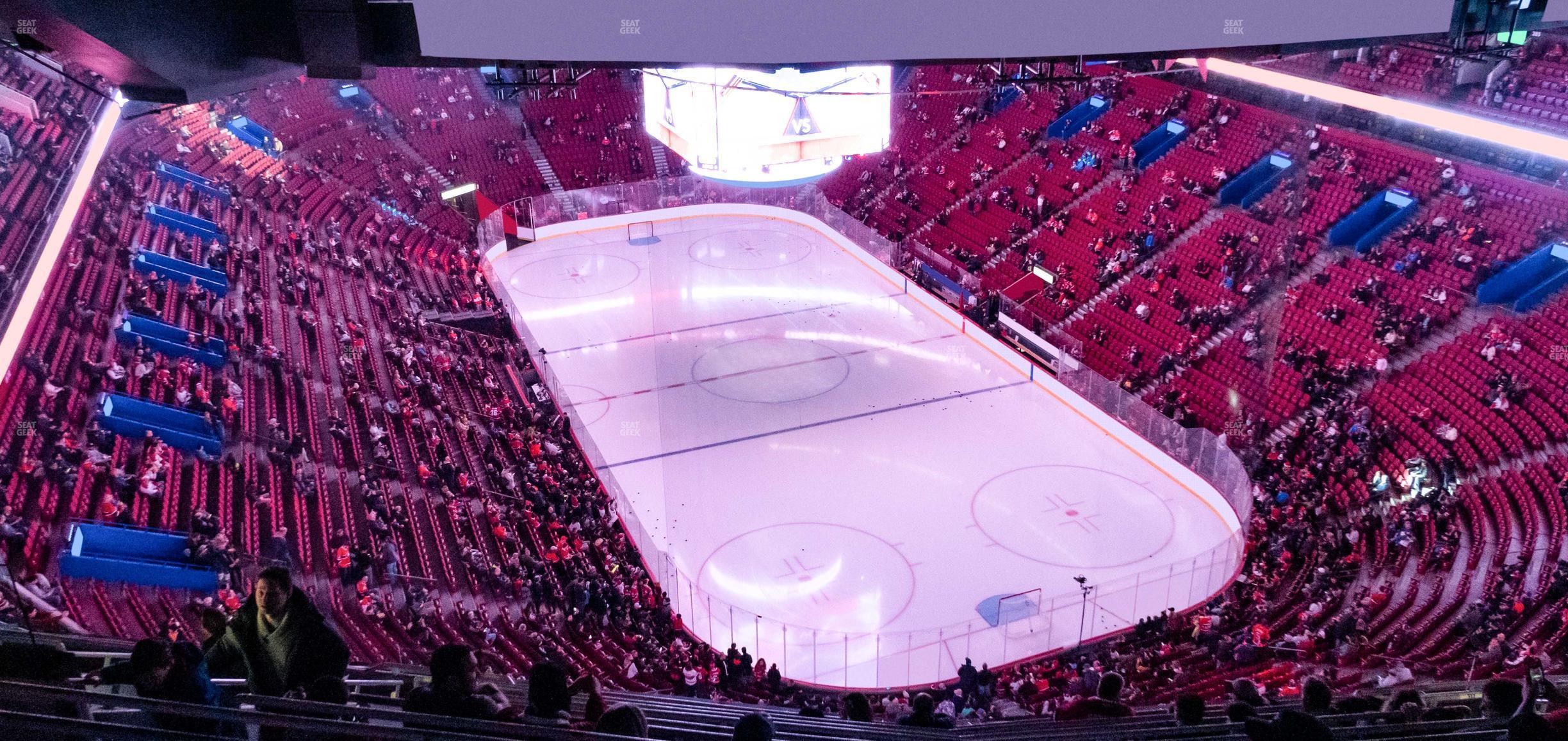 Seating view for Centre Bell Section 412