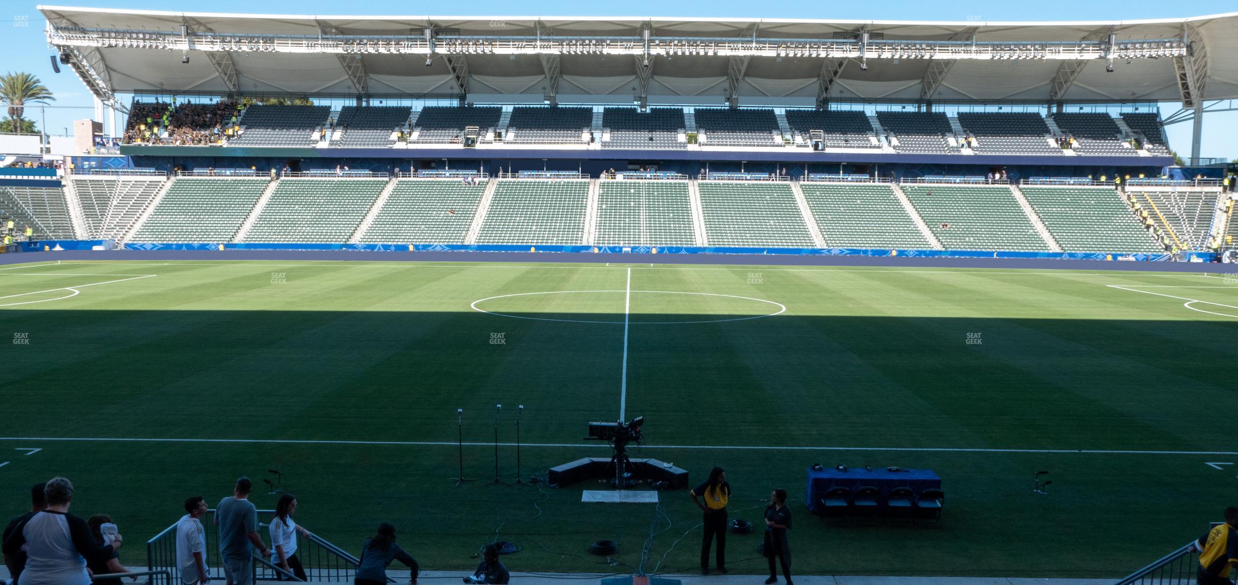 Seating view for Dignity Health Sports Park Section 111