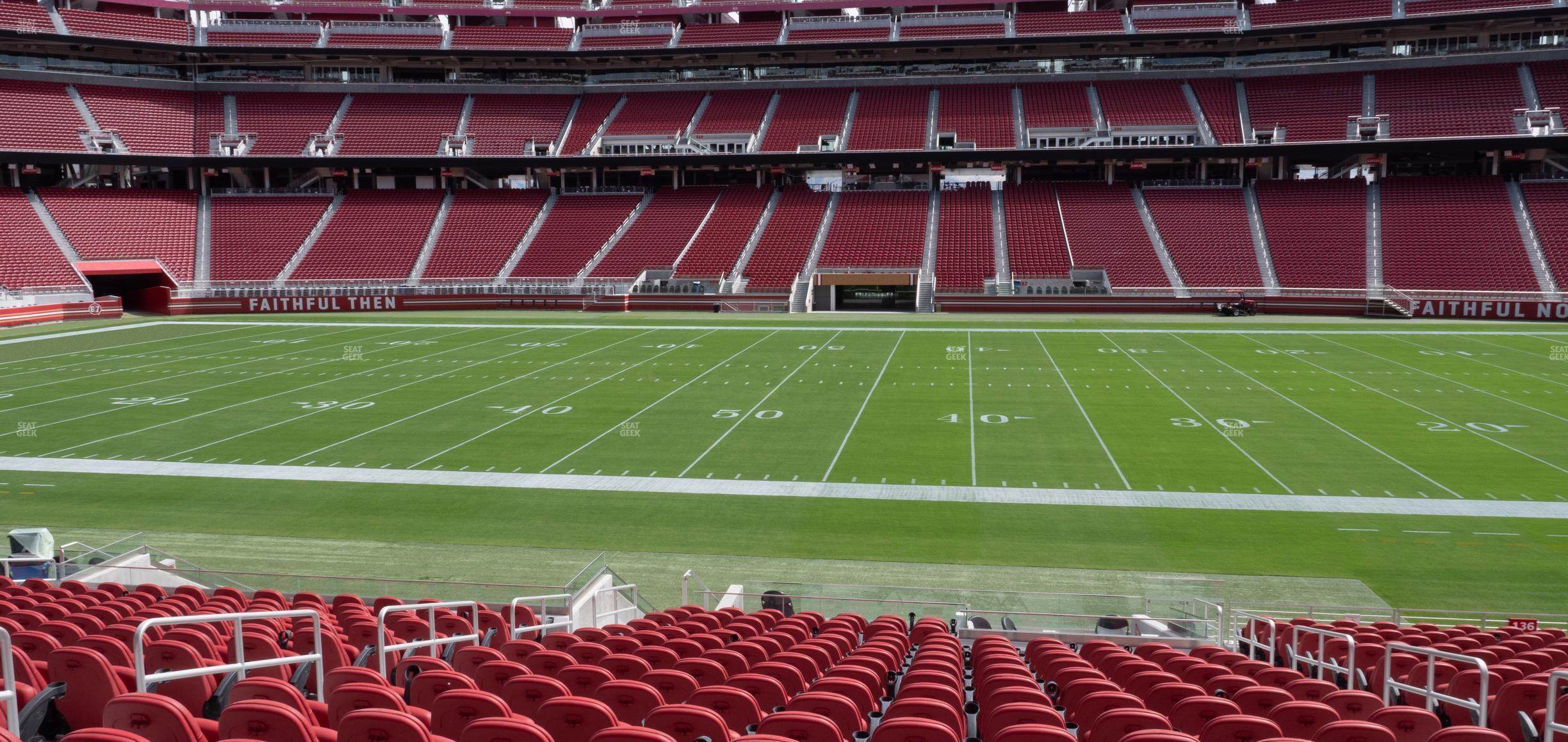 Seating view for Levi's Stadium Section 137 Vip