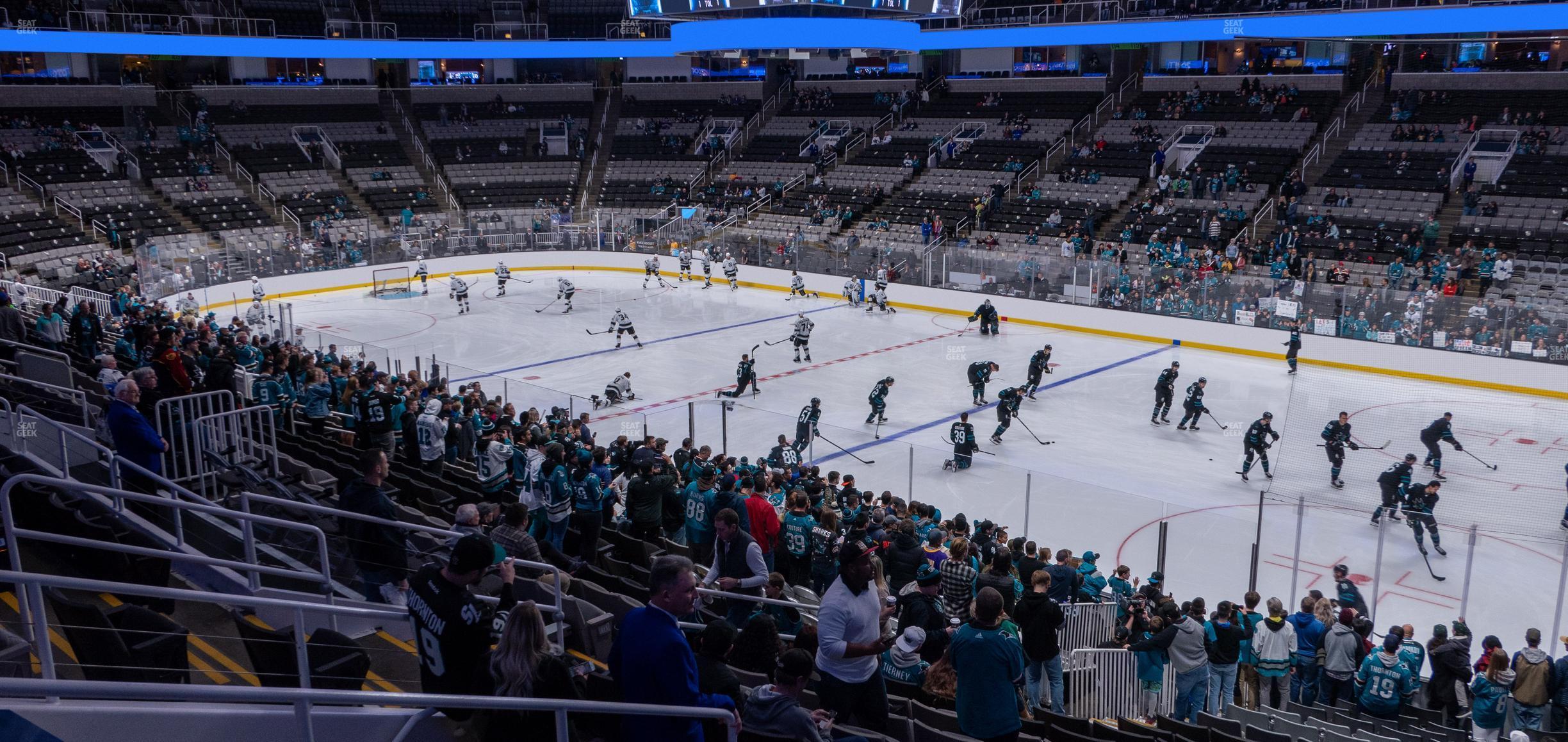 Seating view for SAP Center at San Jose Section 127