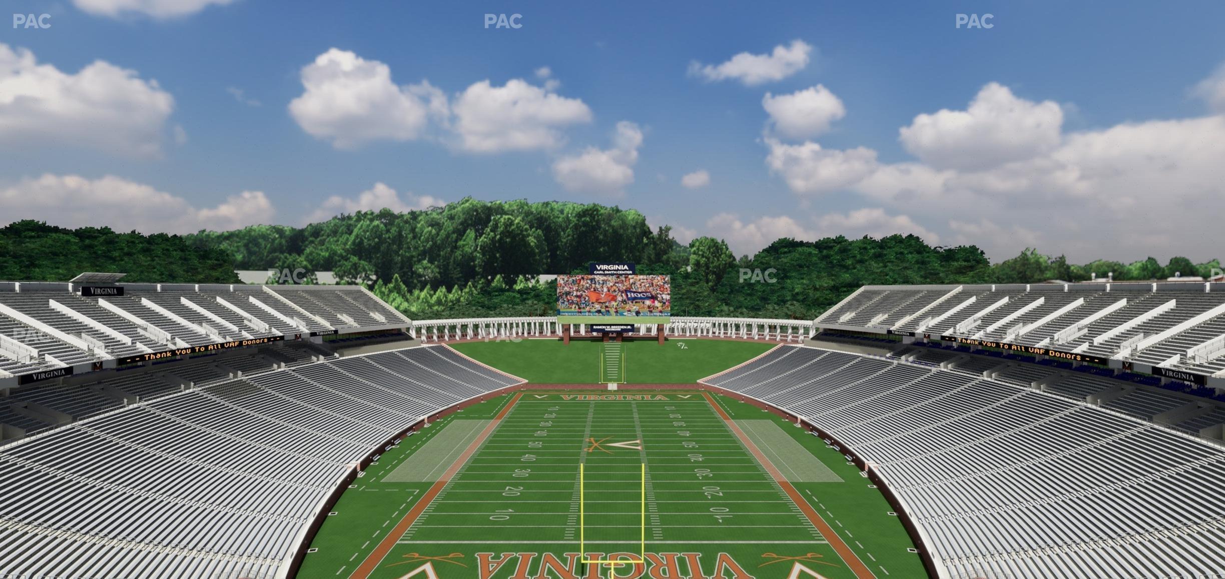 Seating view for Scott Stadium Section 520