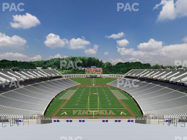 Seating view for Scott Stadium Section 520