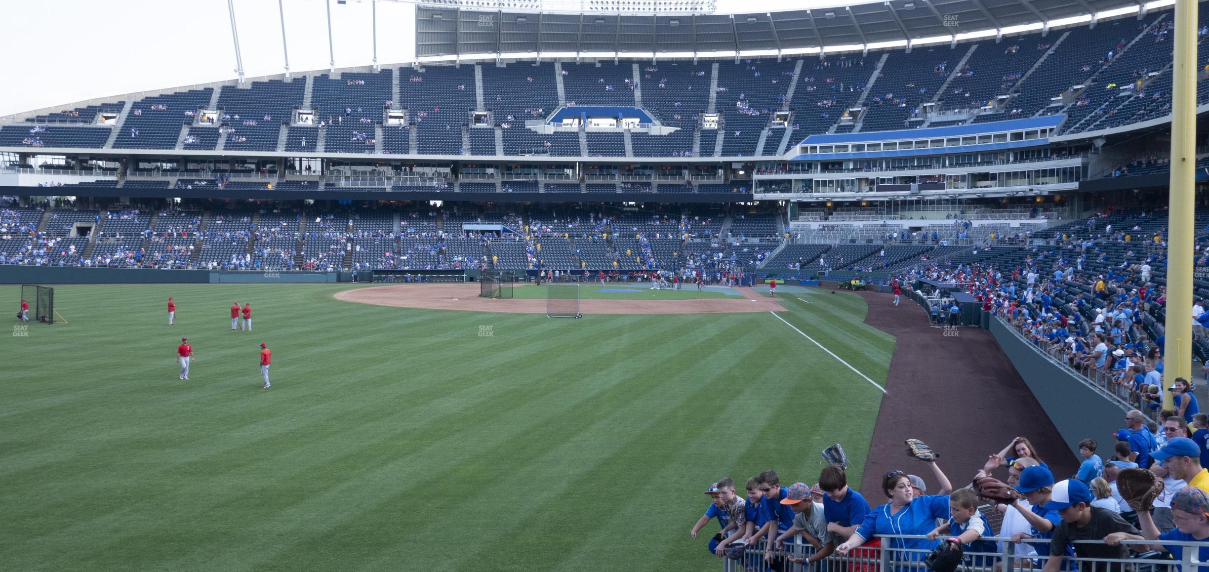 Seating view for Kauffman Stadium Section 106