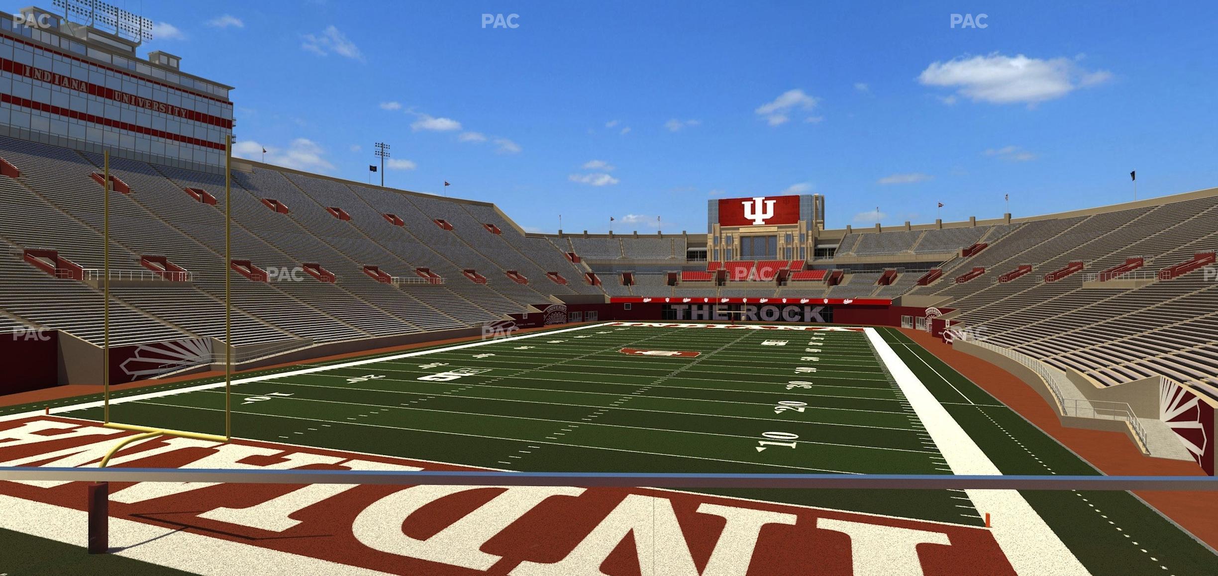 Seating view for Memorial Stadium - Indiana Section Suite 33