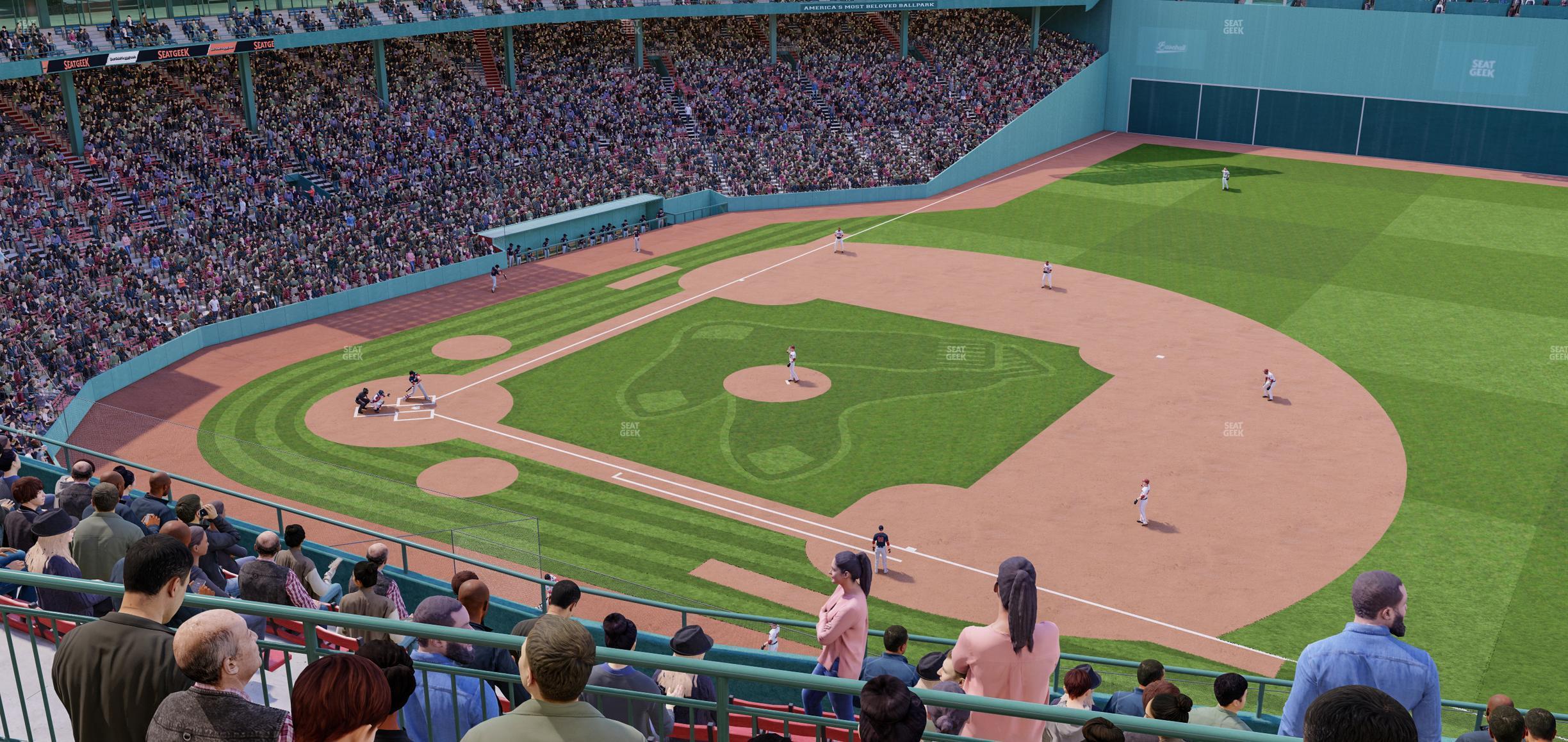 Seating view for Fenway Park Section Pavilion Suite B 3