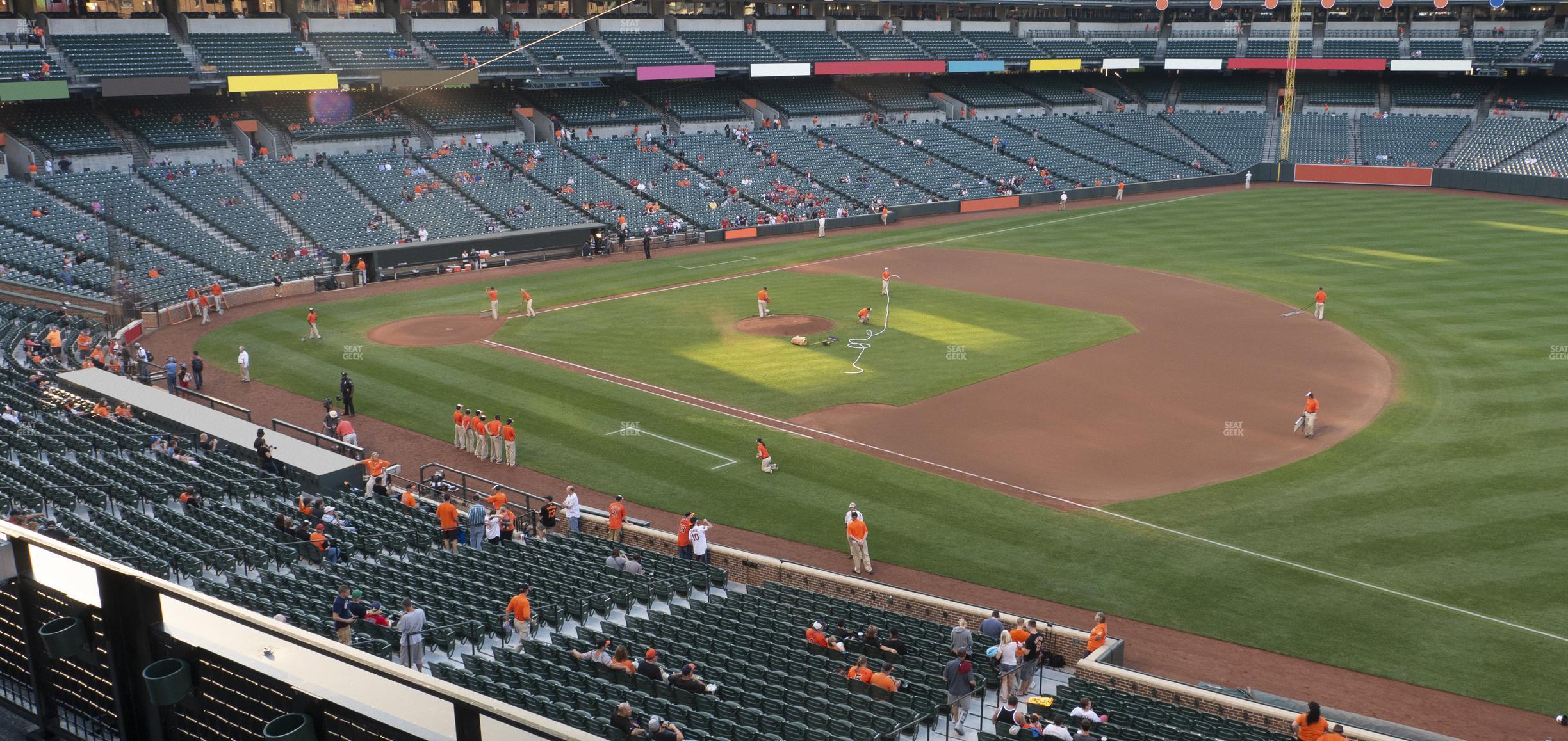 Seating view for Oriole Park at Camden Yards Section 214