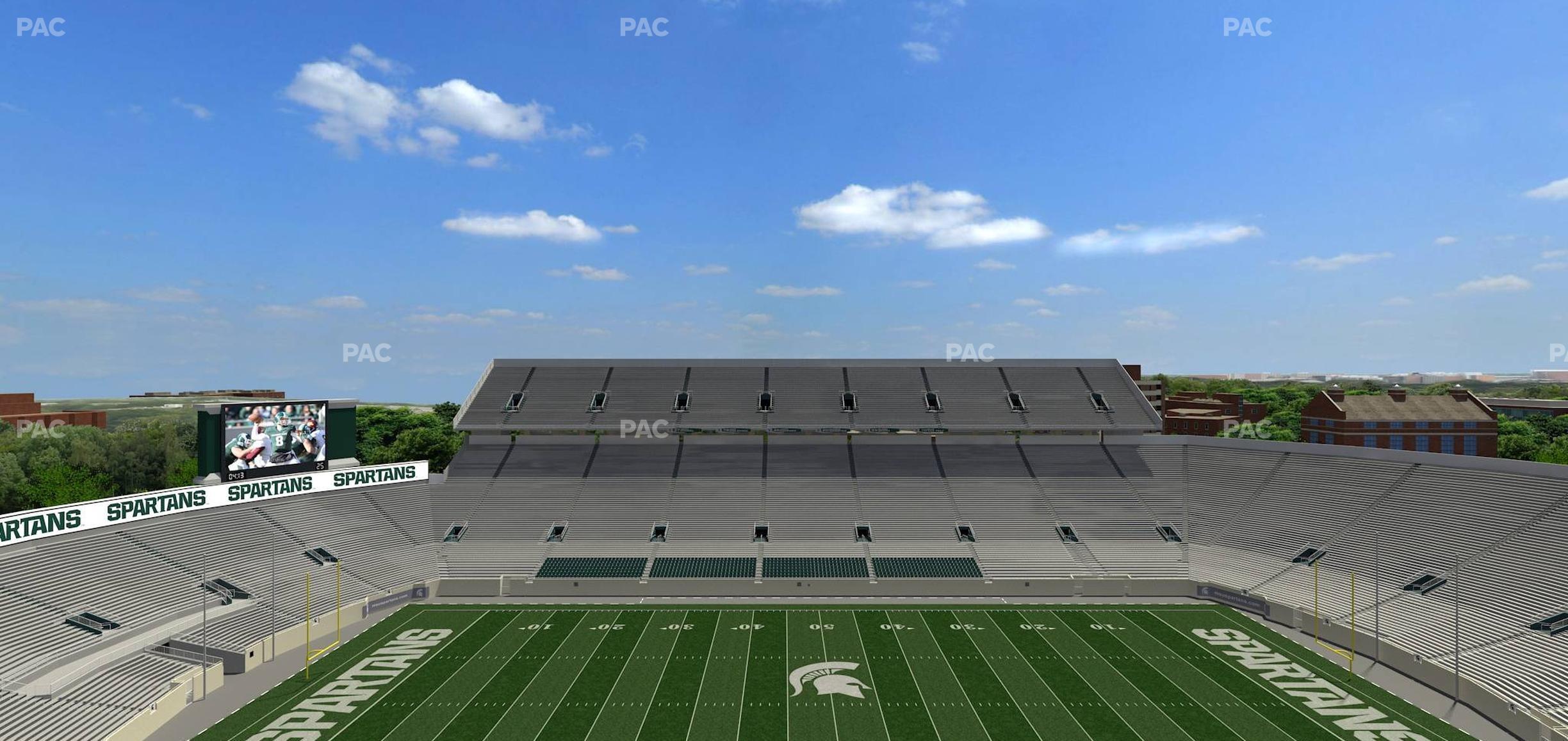 Seating view for Spartan Stadium (Michigan) Section 124