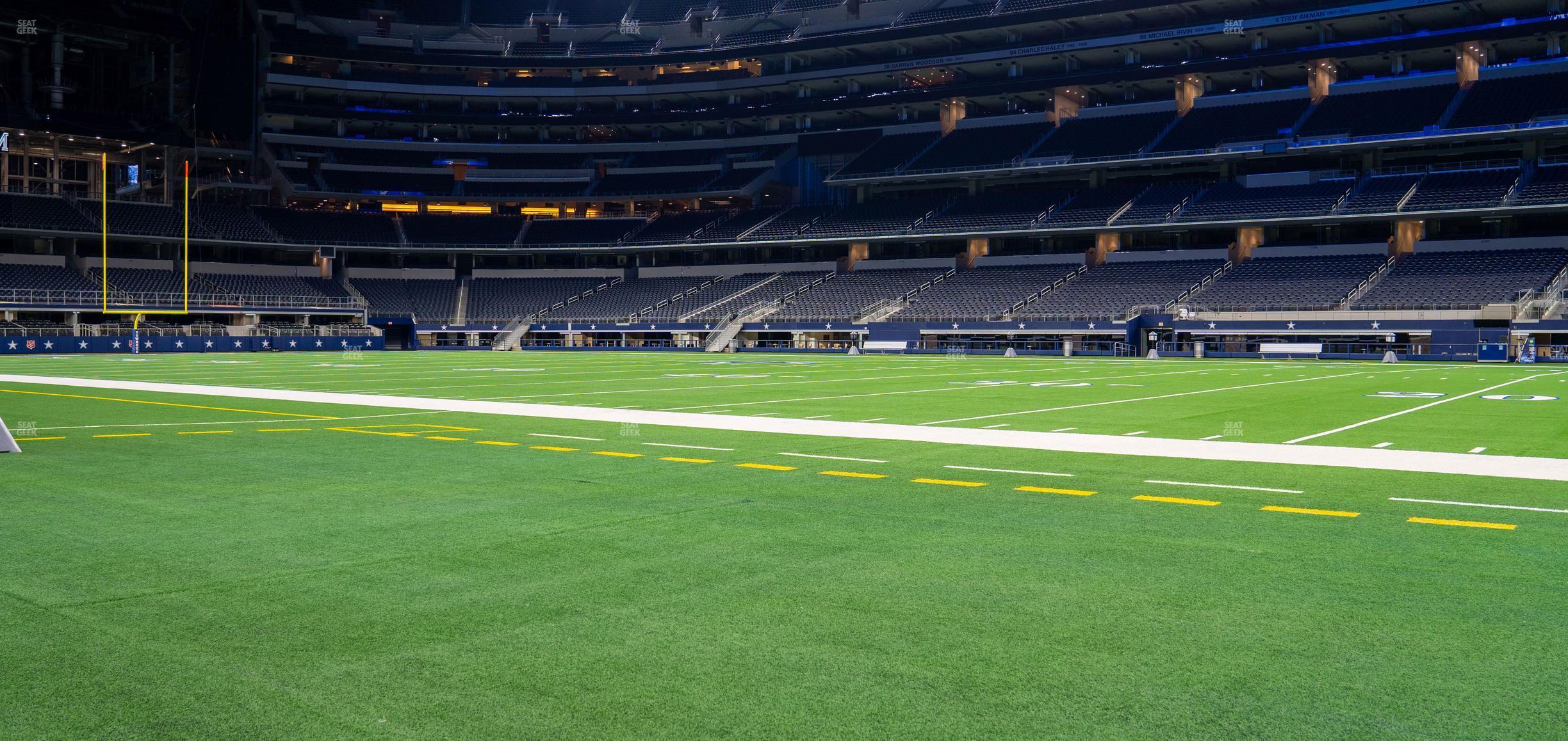 Seating view for AT&T Stadium Section Event Level Suite 15