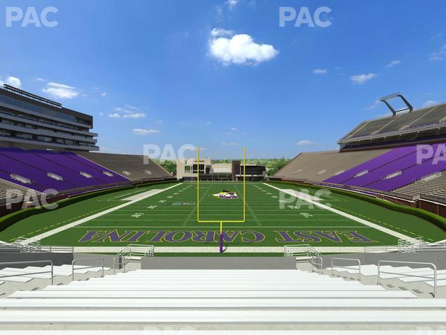 Seating view for Dowdy-Ficklen Stadium Section 27