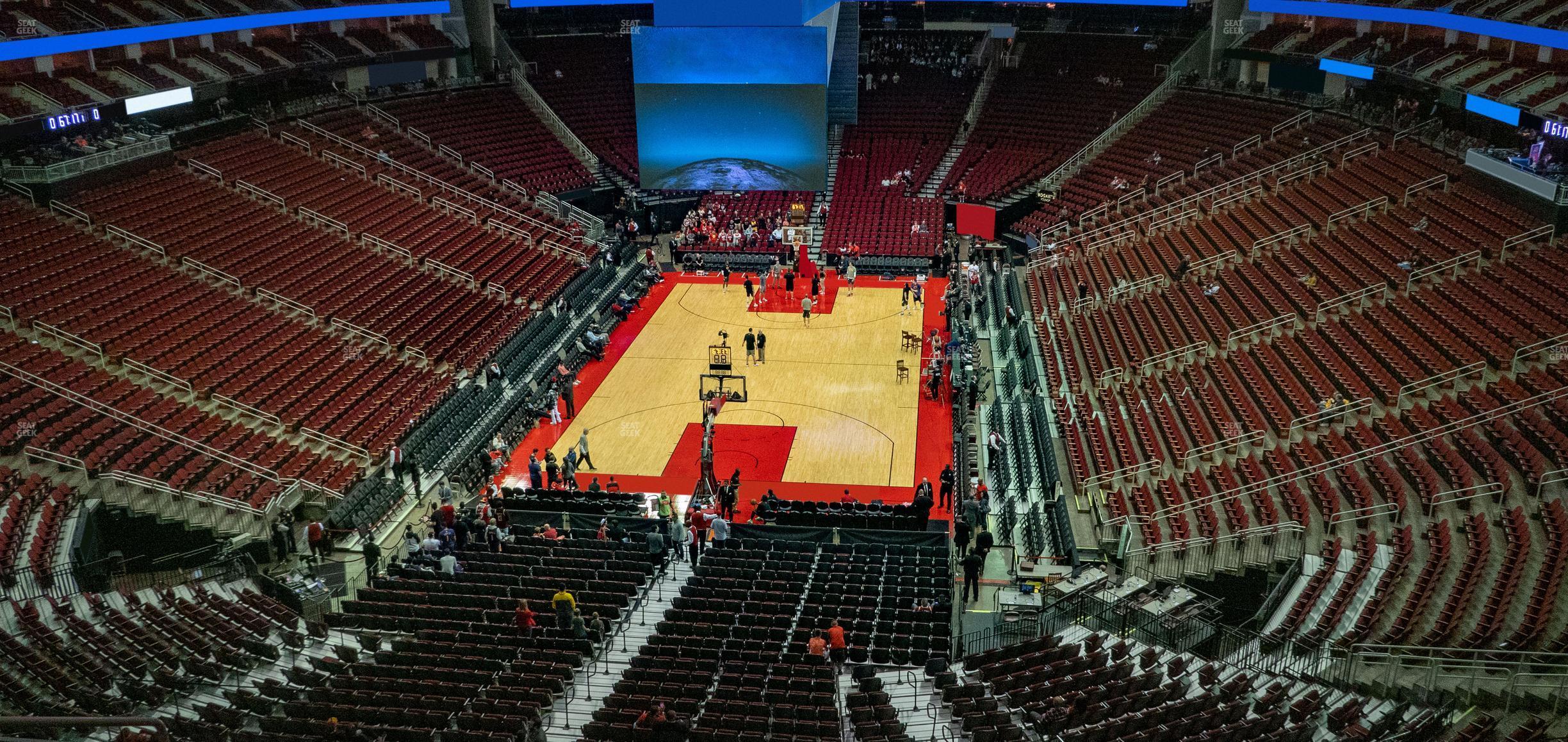 Seating view for Toyota Center Section 434