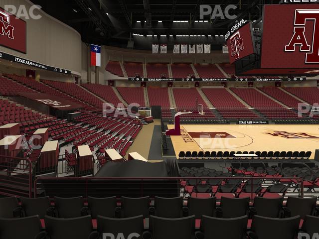 Seating view for Reed Arena Section 123