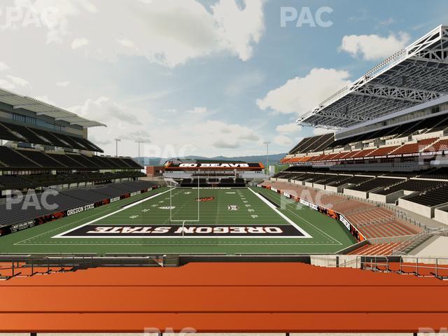 Seating view for Reser Stadium Section 124