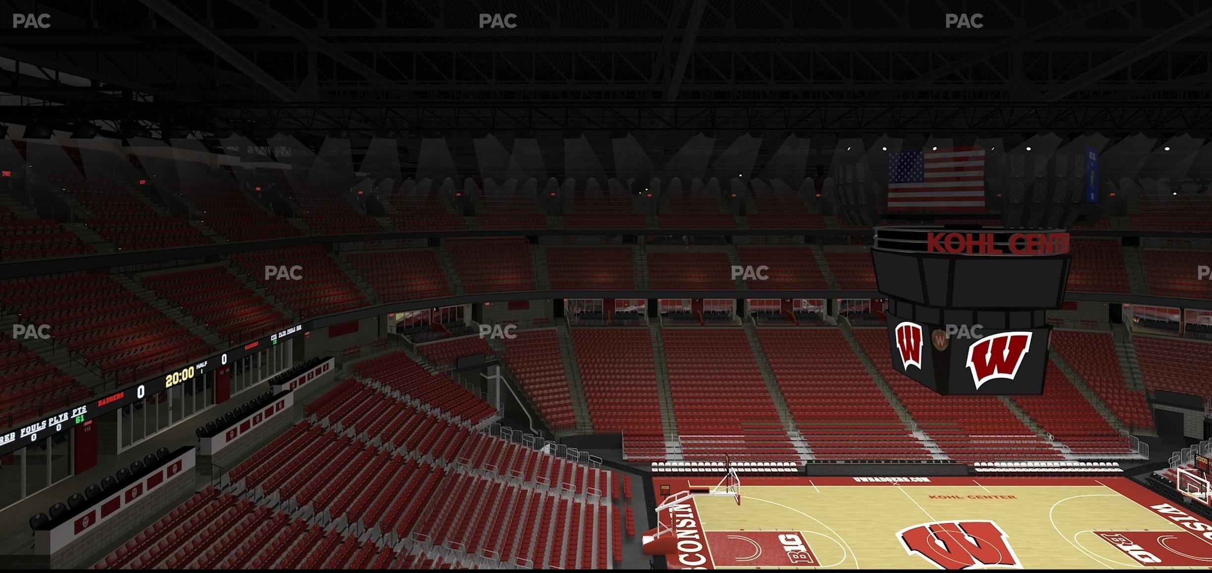 Seating view for Kohl Center Section 310