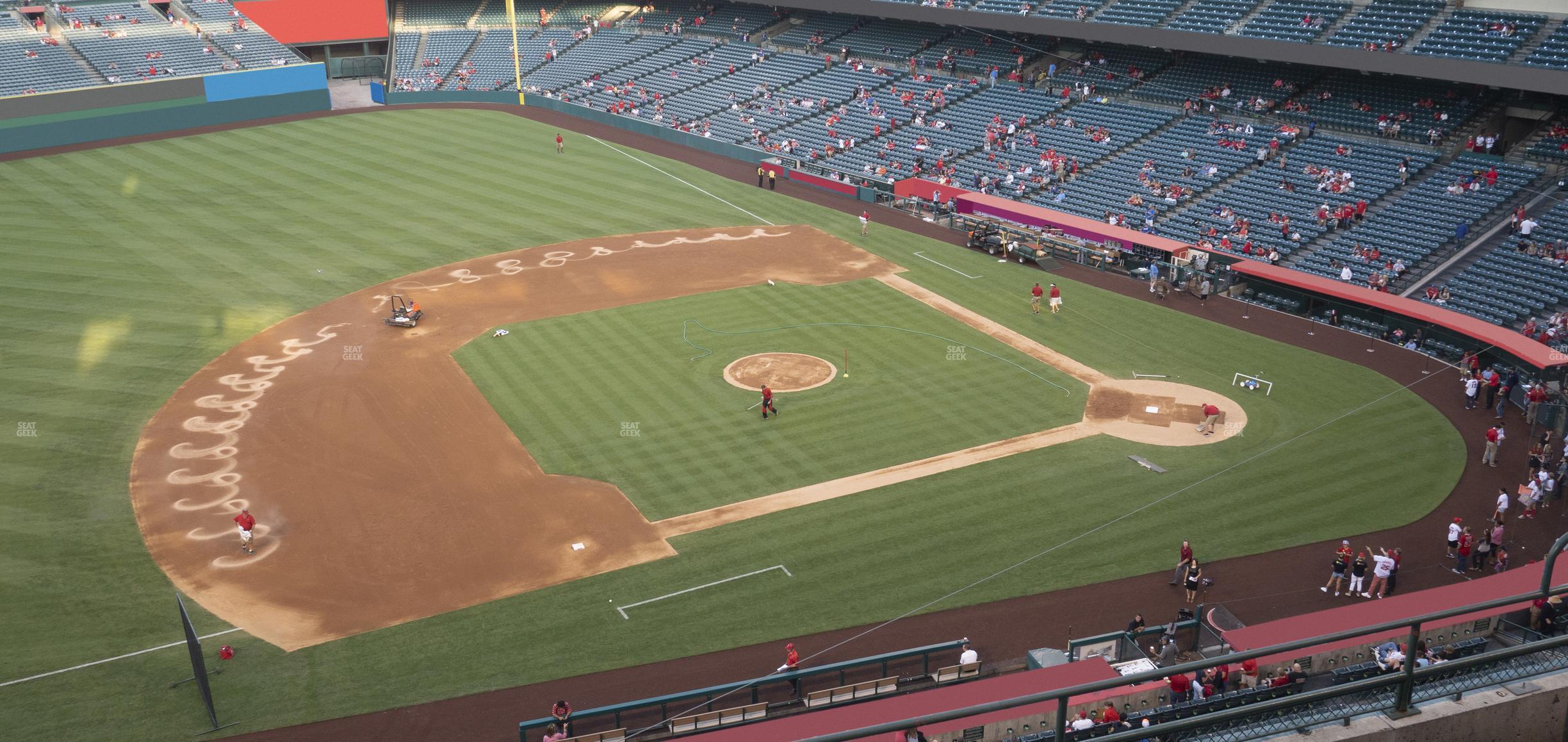 Seating view for Angel Stadium of Anaheim Section 411