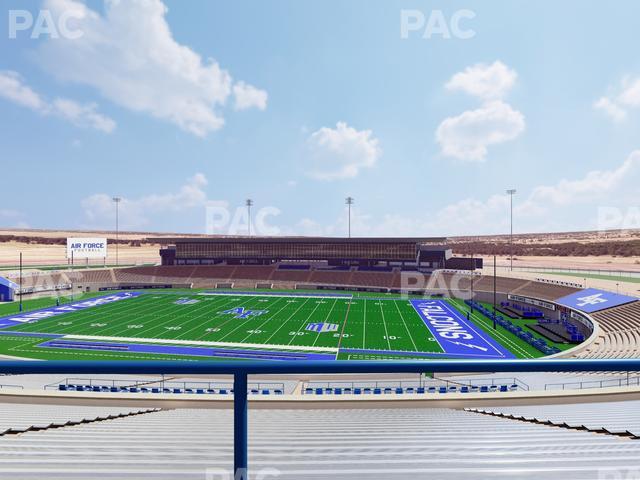 Seating view for Falcon Stadium Section M 6