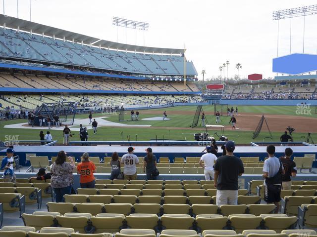 Seating view for Dodger Stadium Section 20 Fd